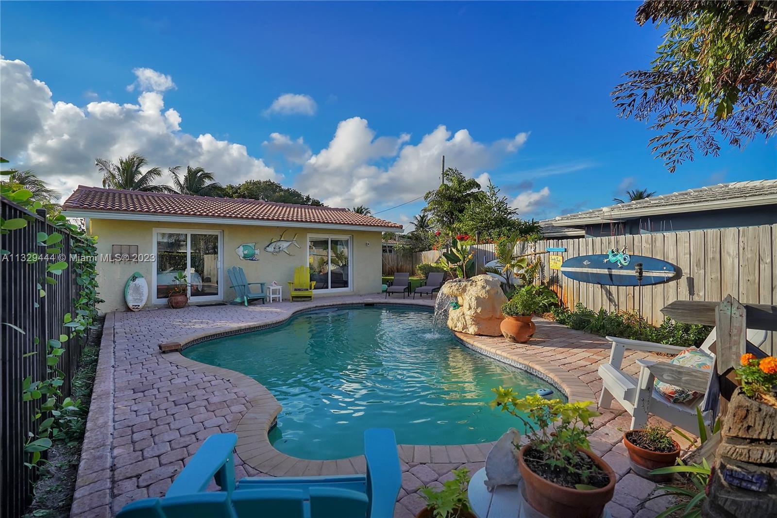 Beautifully remodeled Tropical 3/2 pool home in the Cove. Huge Corner lot. Brand new Impact windows 