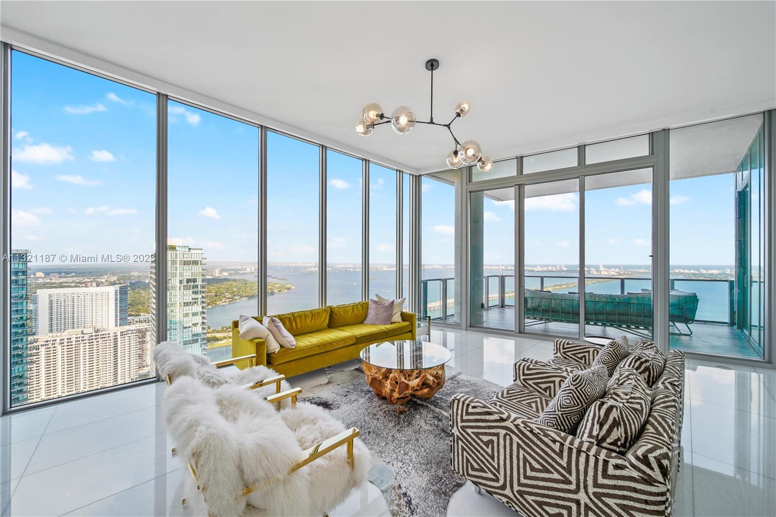 Spectacular NE corner Penthouse 3BD/3.5BA plus oversized family room with direct bay and ocean views