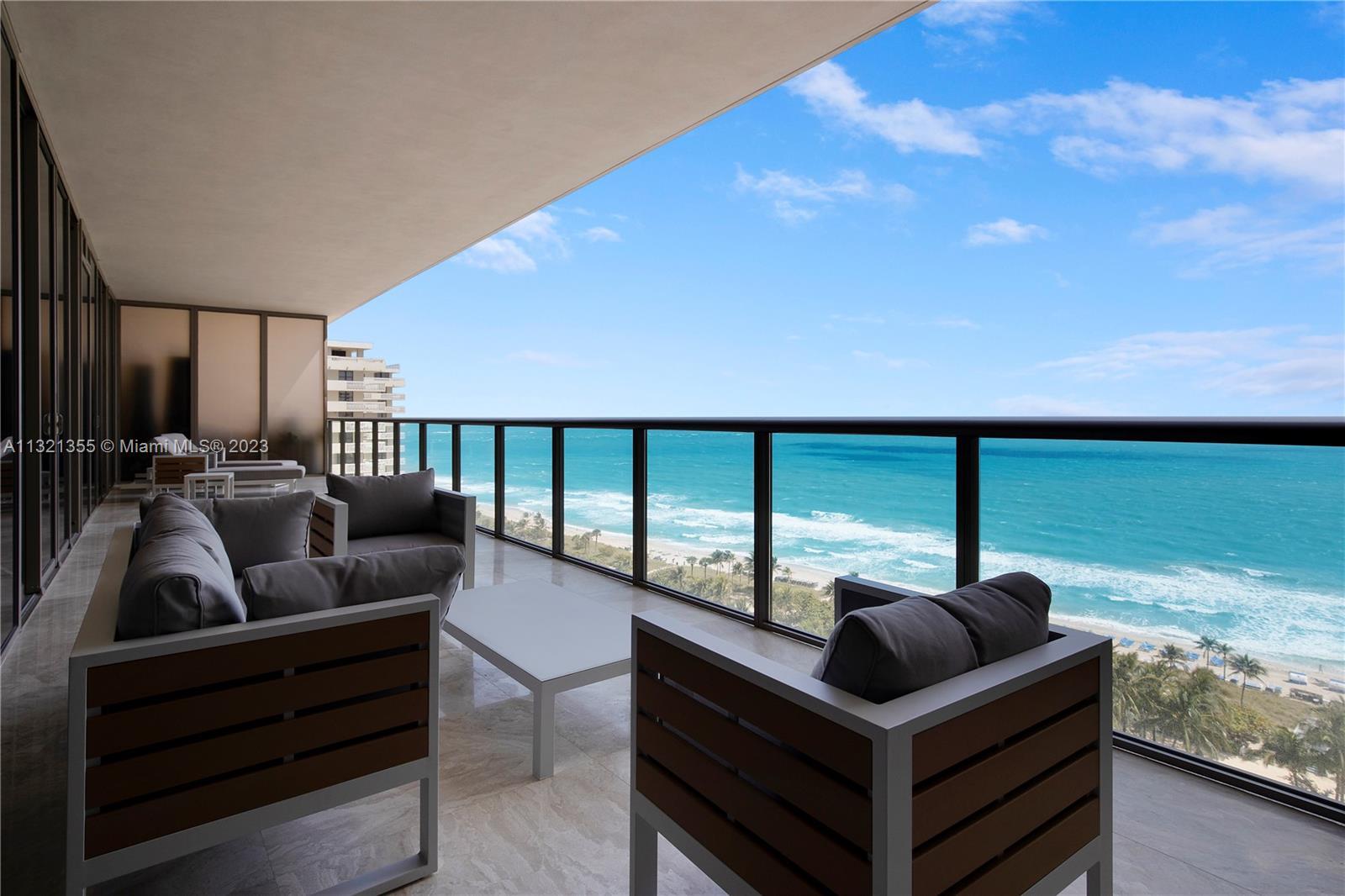 Immaculate oceanfront residence at the iconic St. Regis Bal Harbour. No expense was spared. This bea
