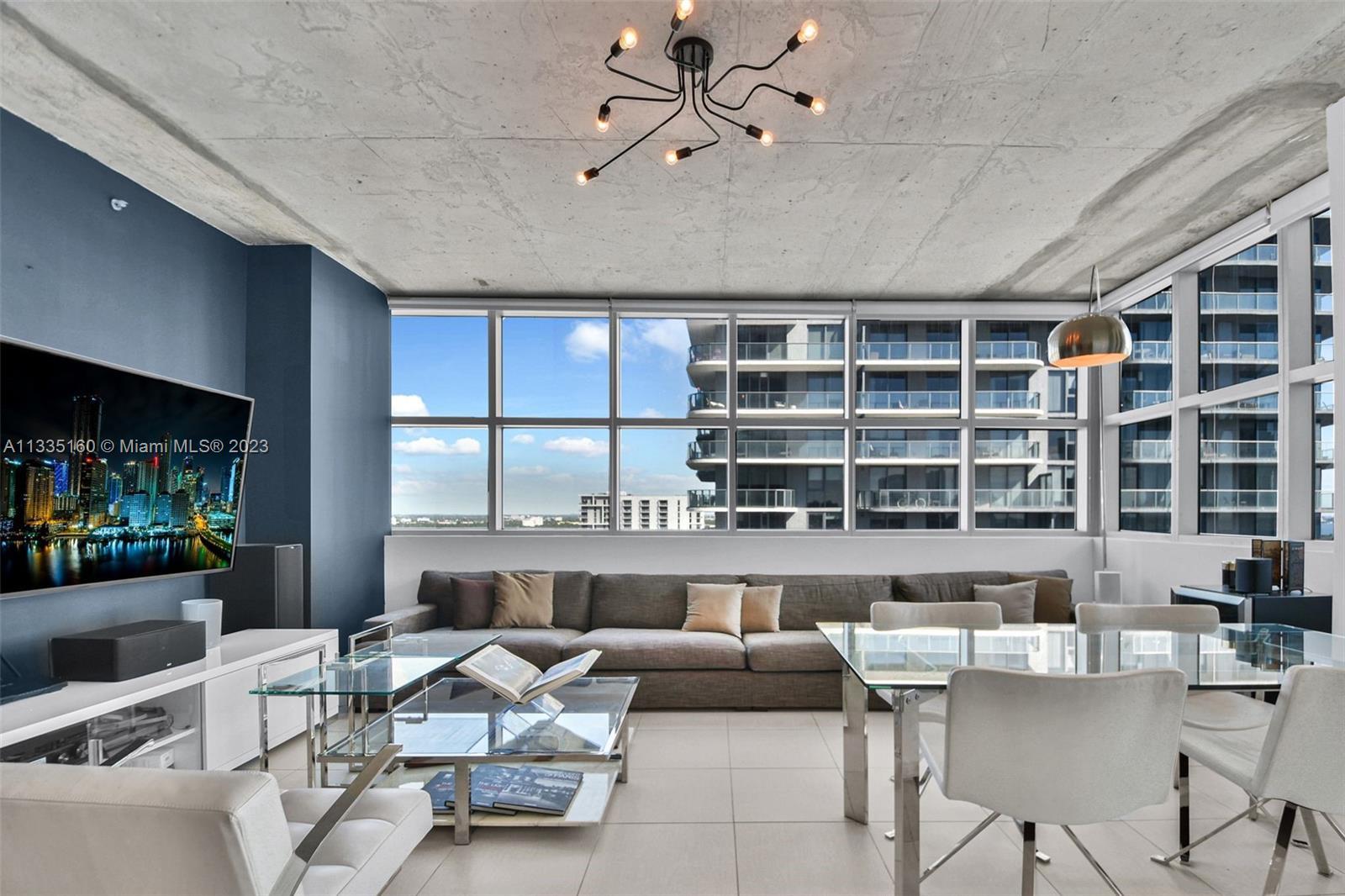 Beautifully appointed corner residence, two bedroom on the 18th floor of 4 midtown. Incredible views