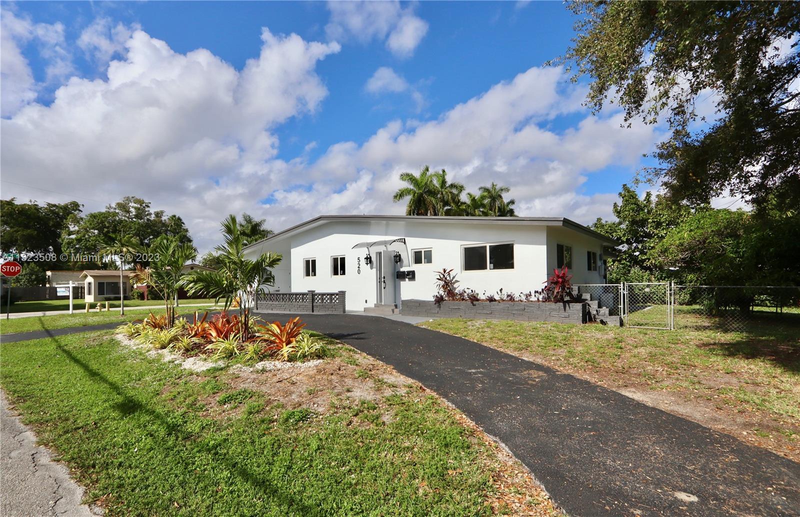 HALLANDALE BEACH INVESTOR WANTED FOR THIS TOTALLY REMODELED MODERN DUPLEX ON A LARGE CORNER LOT! 3 B