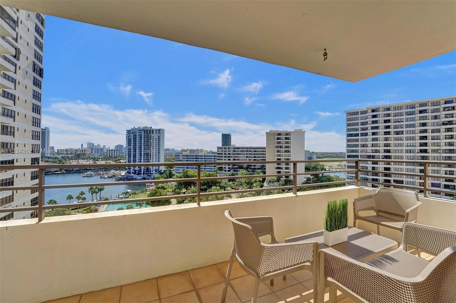 Upgraded waterfront condo, 2 beds, features a large balcony offering beautiful water & marina views.
