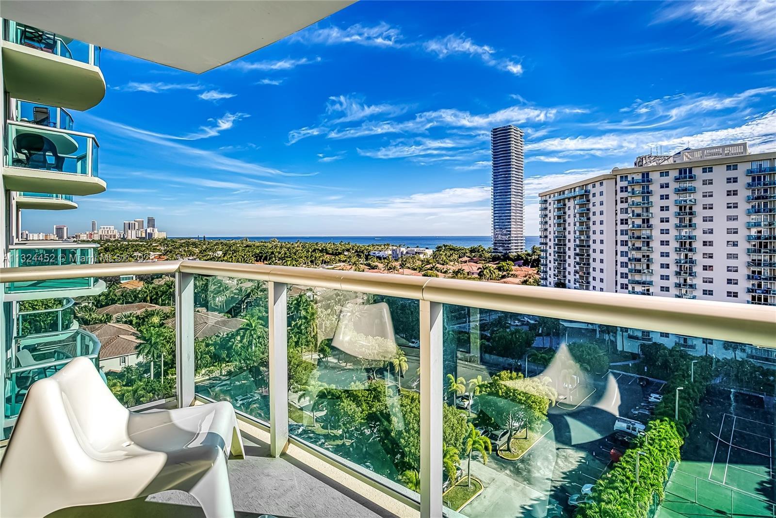 BEAUTIFUL AND SPACIOUS 1/1 CONDO IN THE HEART OF SUNNY ISLES BEACH WITH THE OCEAN VIEW. WALKING DIST
