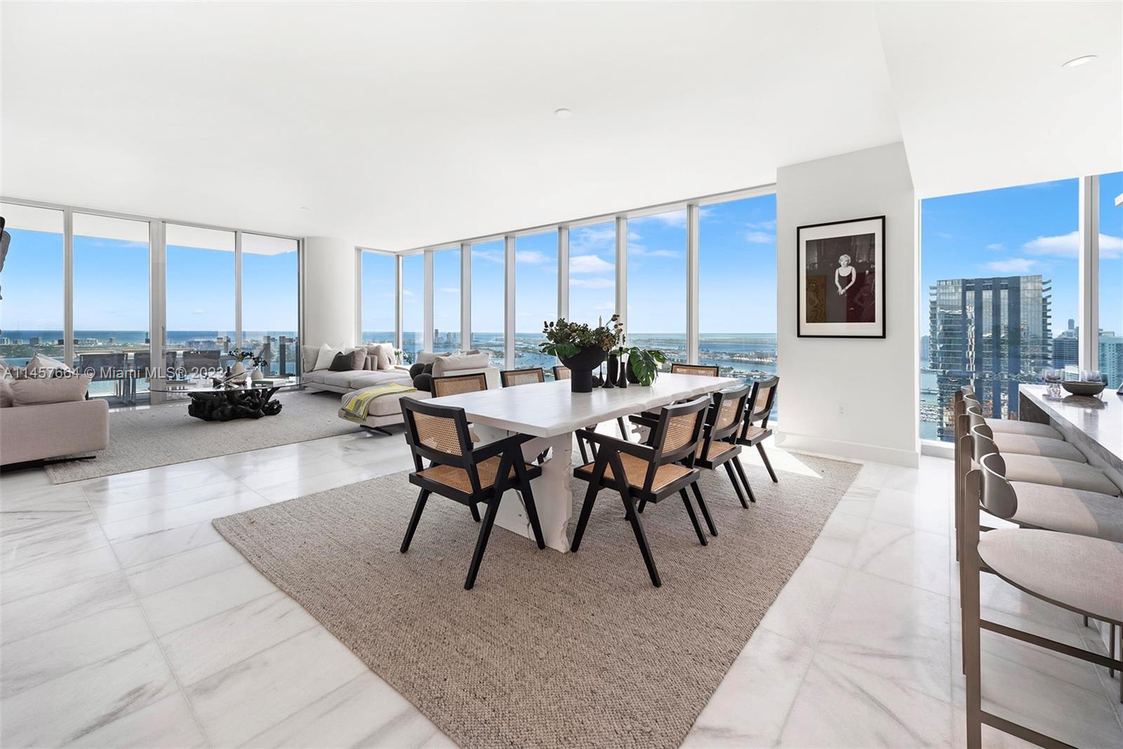 Priced to sell! Four floors below the penthouse with 270-degree ocean, bay and city views, this spac