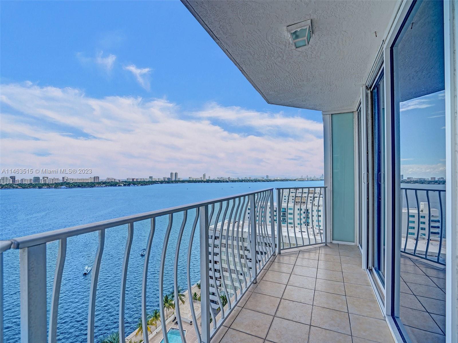 Stunning unobstructed South East high floor corner unit with stunning views of the Ocean and Biscayn