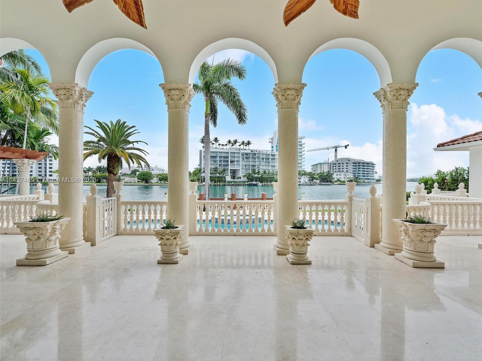 PRESTIGIOUS GATED COMMUNITY OF BAL HARBOUR VILLAGE!!! 100 FEET OF EXCLUSIVE WATERFRONT IN A 20,900 S