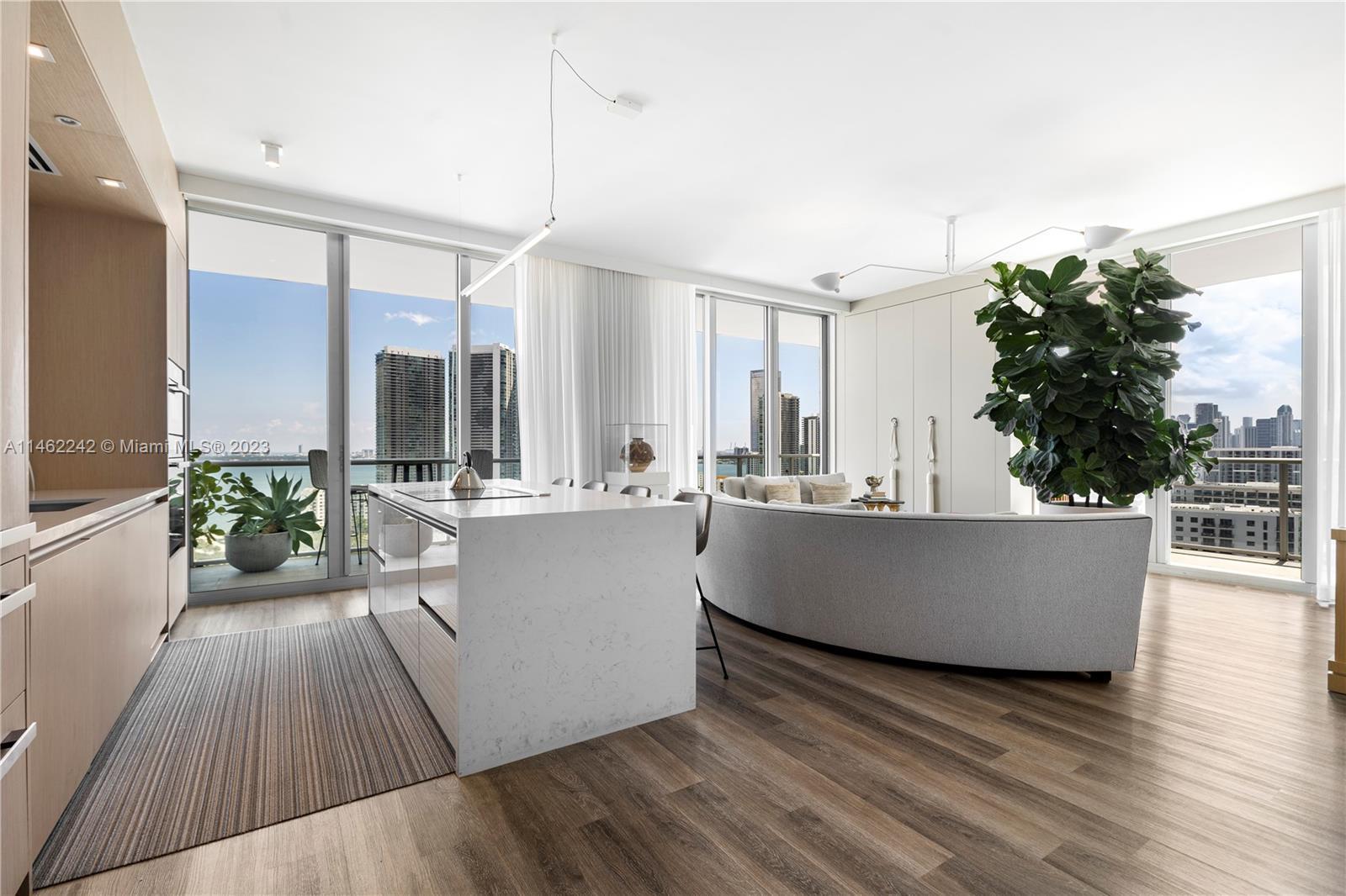 Welcome to vibrant Midtown Miami and this exquisite corner residence at 2 Midtown. This fully-furnis