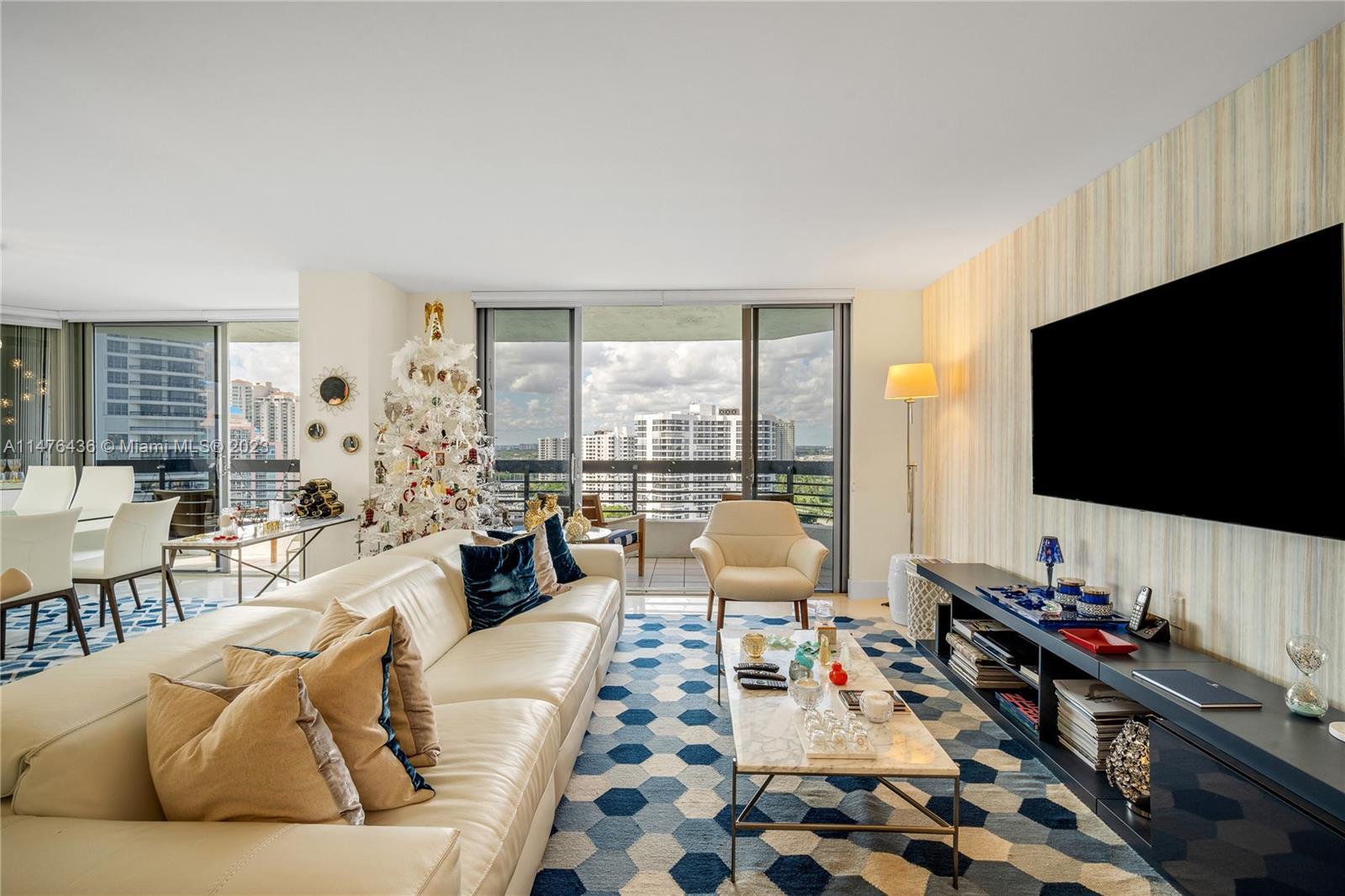 Mystic Pointe - Tower 400 / Aventura / 3 Beds, 3 Baths / 1,714 sq. ft. of living area / Fully remode