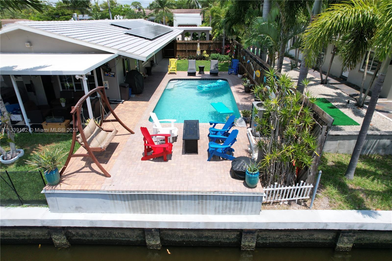 Three-unit waterfront AirBnB pool home. Income potential to approx $27k per month in high season. Wa
