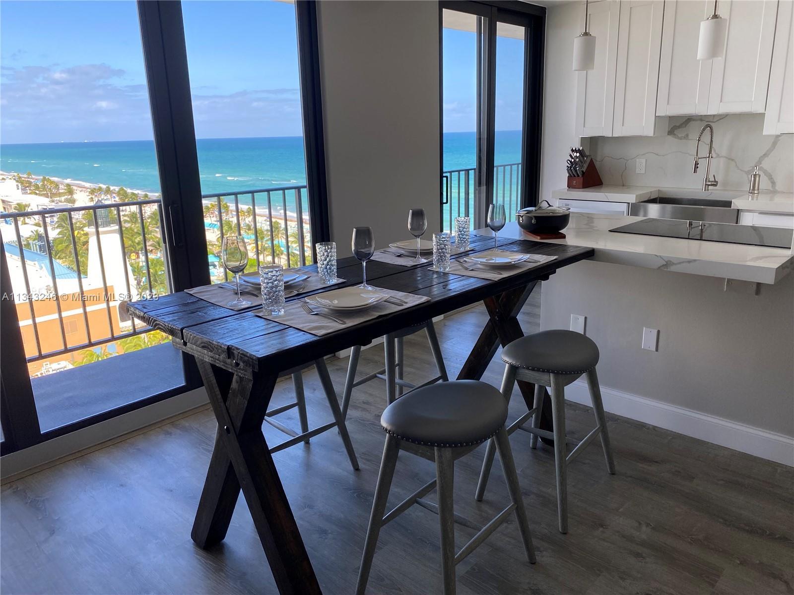 THIS BEAUTIFUL NEWLY RENOVATED 1 BEDROOM, 1.5 BATH CONDO OFFERS A MILLION DOLLAR VIEW OF THE OCEAN A