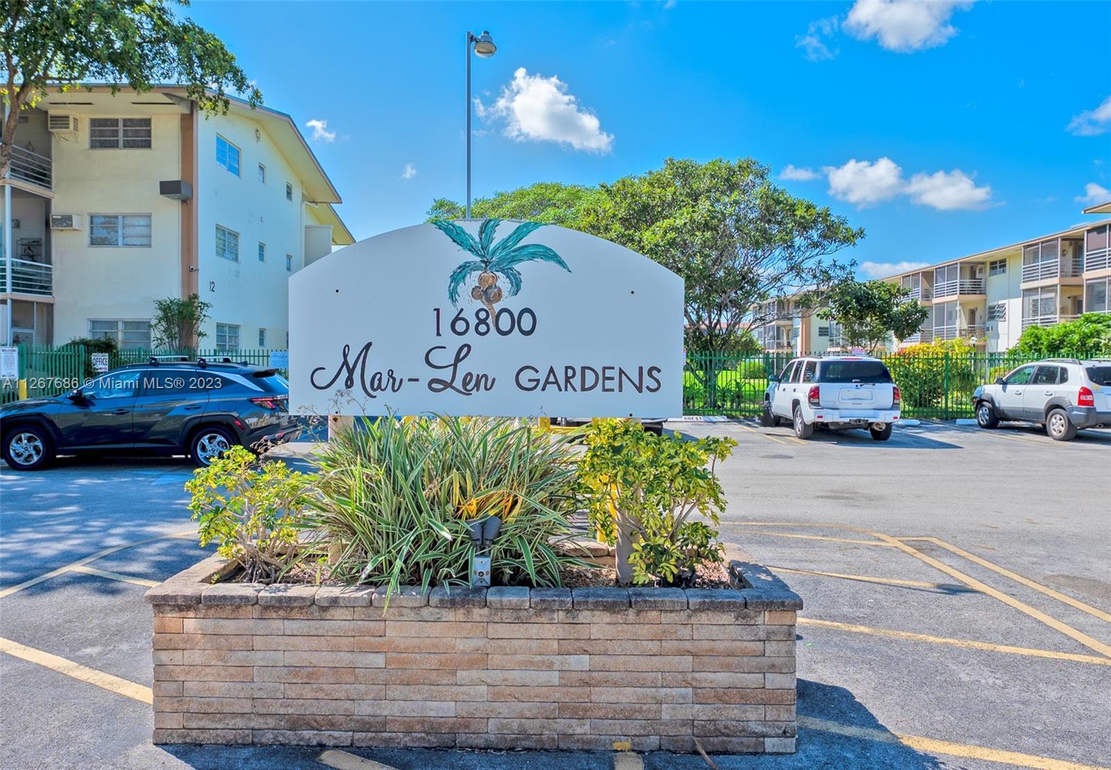 Lowest priced and absolute best value and location in the area!!  Spacious 1 bedroom 1 bath co-op in gated Mar-Len Gardens. Beautifully kept kitchen with white cabinets, stainless steel appliances and granite countertops. Low maintenance fees! Per association, 55+ active community . Close to shopping areas and stores like Ross, Walmart and Home Depot, Community offers a free trolley. Pool, library, exercise room, billiard and plenty of activities.