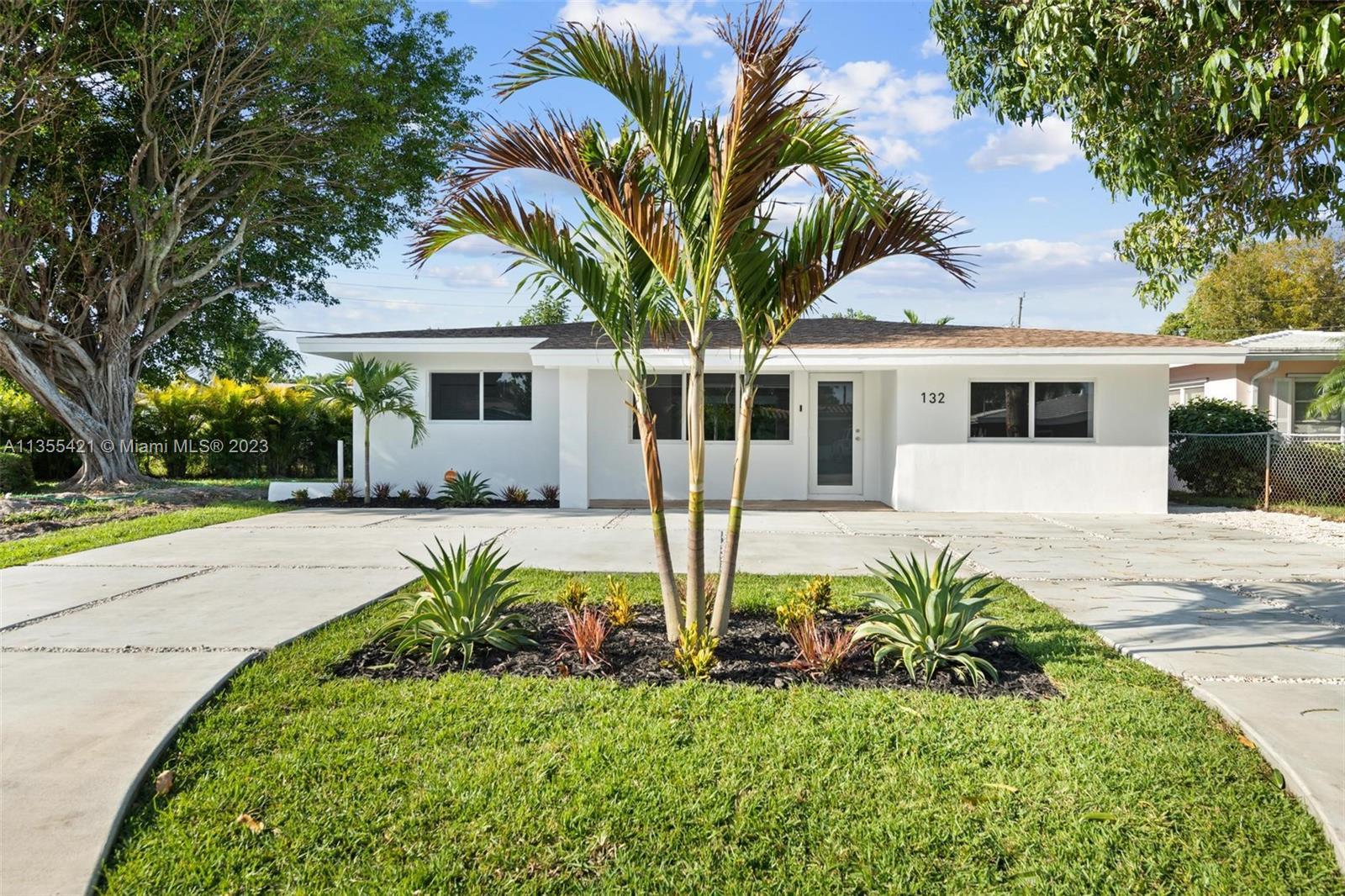 3BR 2 BATH Completely Remodeled W/ all applicable Building Permits. 1300 SQ FT LV W/ Large Covered T