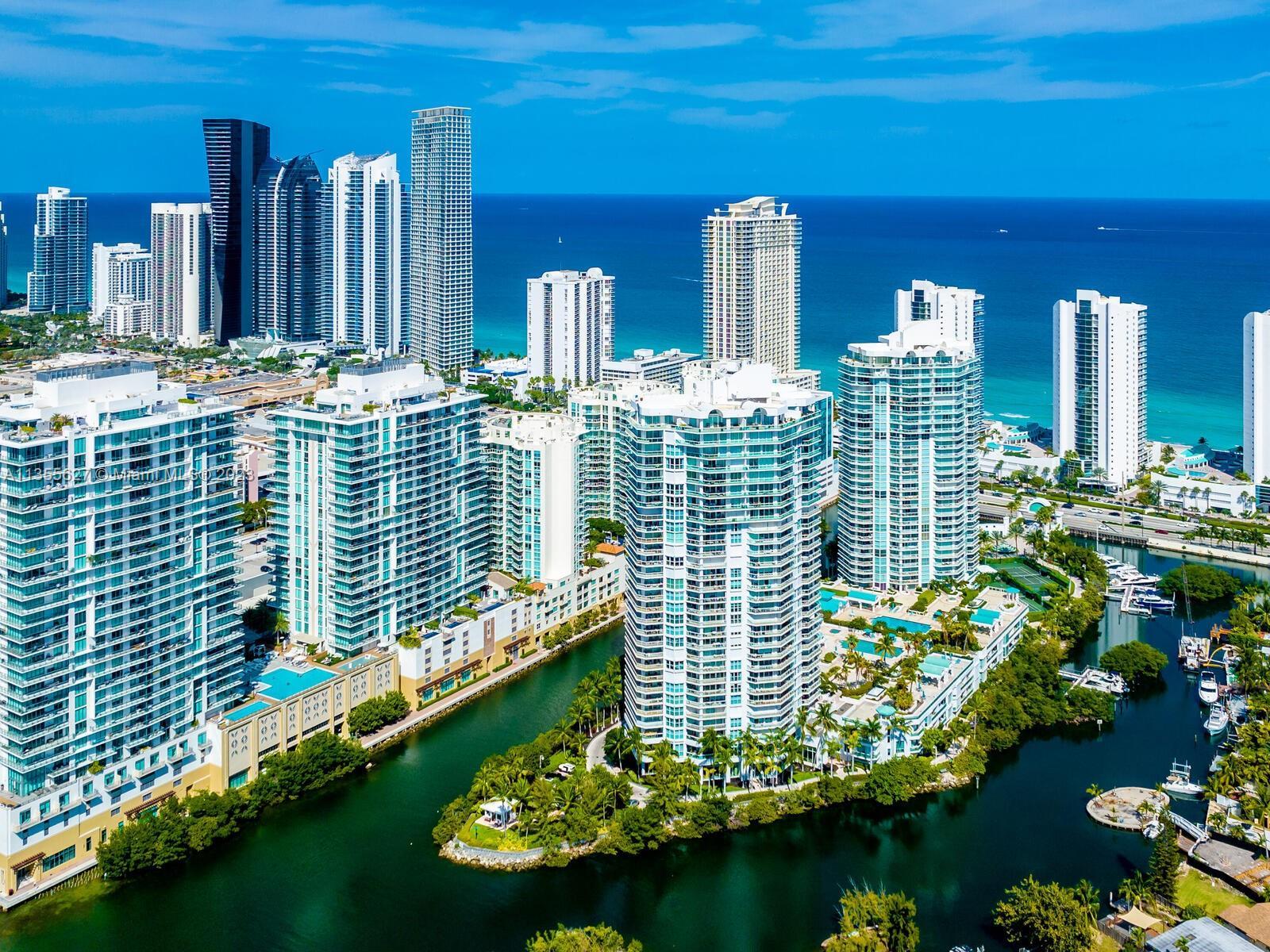 This beautiful panoramic corner unit is located in the prestigious Sunny Isles Beach area. Breathtak