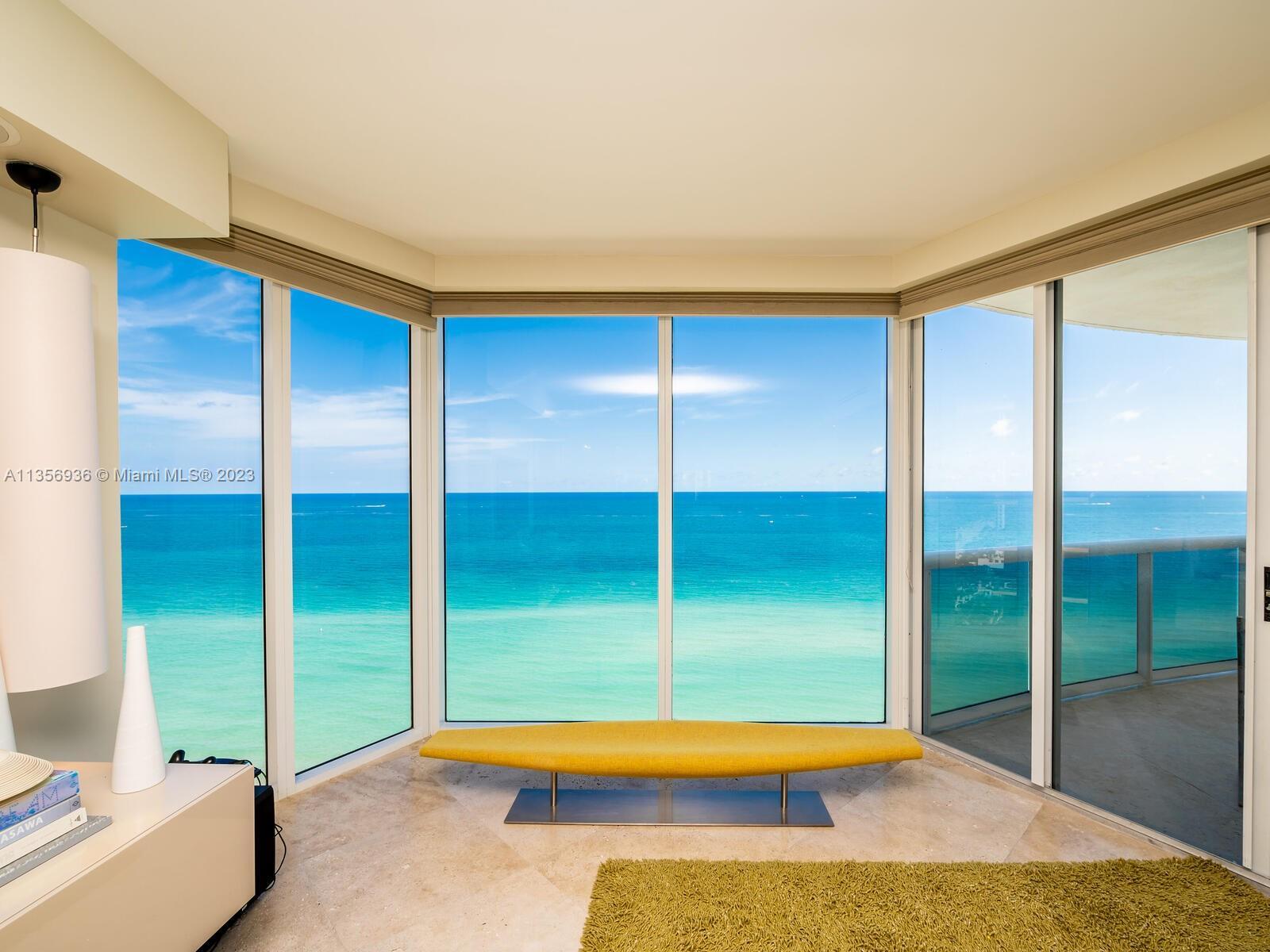 Stunning oceanfront  corner unit available in the Pinnacle condominium, three bedrooms, three baths,