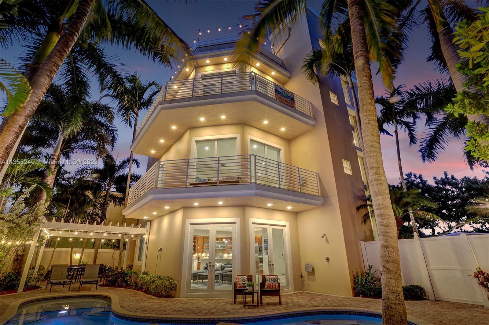 This incredible newer construction, three-story luxury property offers five spacious bedrooms, four 
