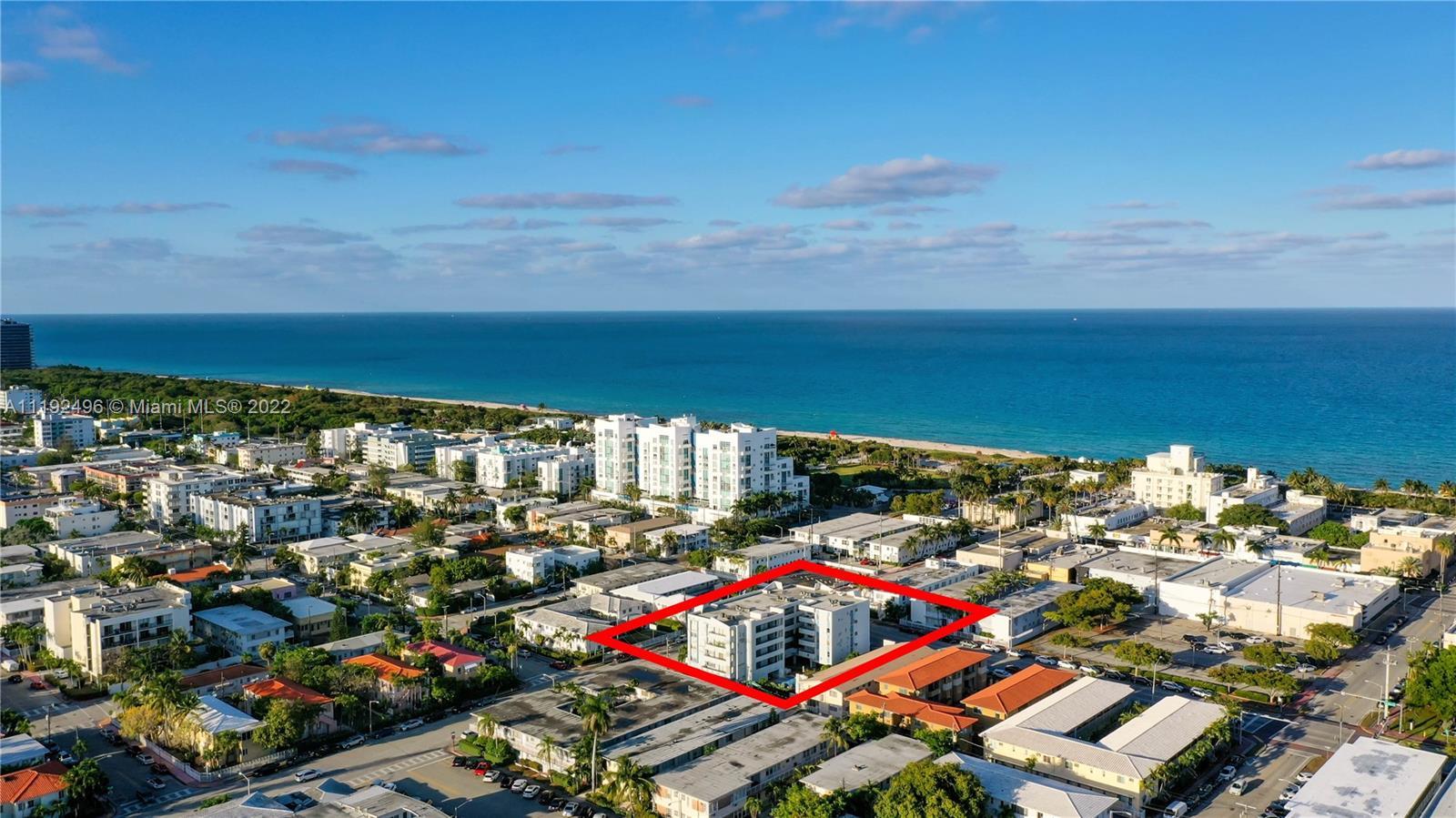 Live across from the beach in this rare-to-find large 1 bed 1 1/2 bath condo in a boutique-style wel