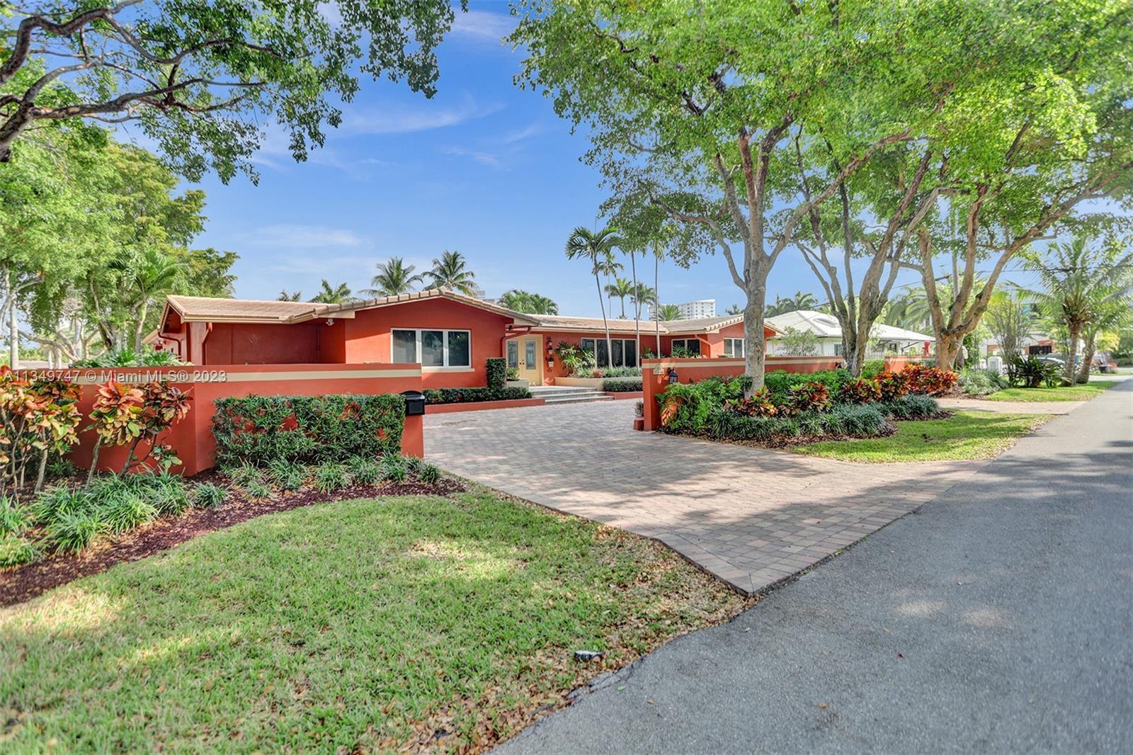 One of the MOST secluded areas of East Fort Lauderdale. This beautiful estate which boasts over 3674