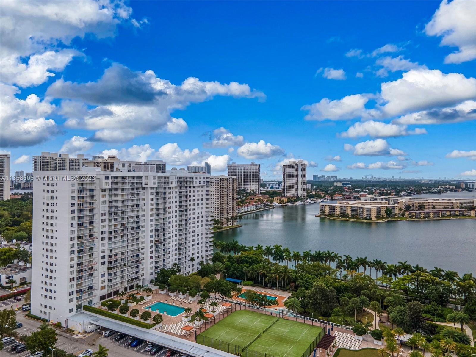 Renovated 2 bedrooms 2 bath condo in one of the best residential areas in Aventura.  East-facing uni