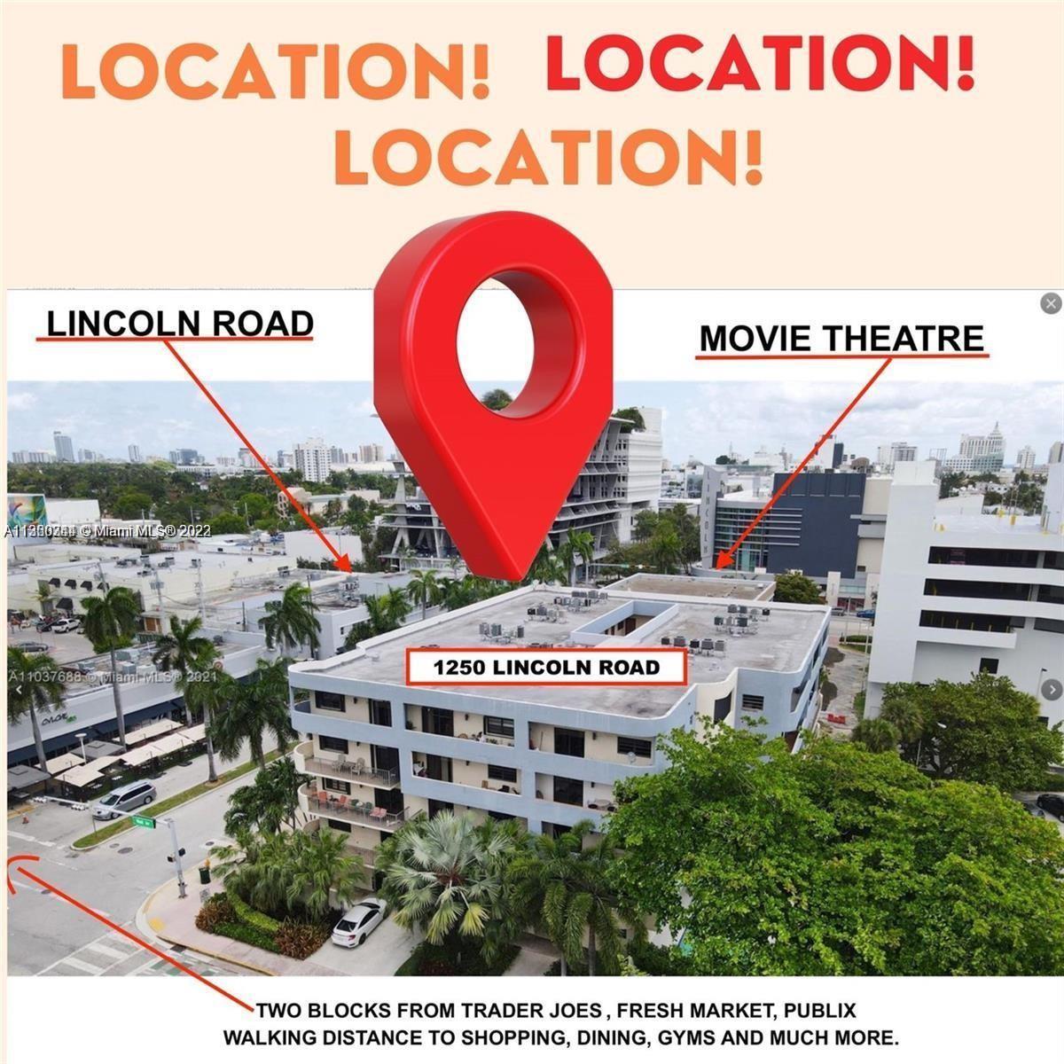 LINCOLN RD & WEST AVE!!!LARGE RENOVATED 2 BDRMW/NEW A/C (COMPLETELY NEW A/C SYSTEM ROOF TOP AND IN U