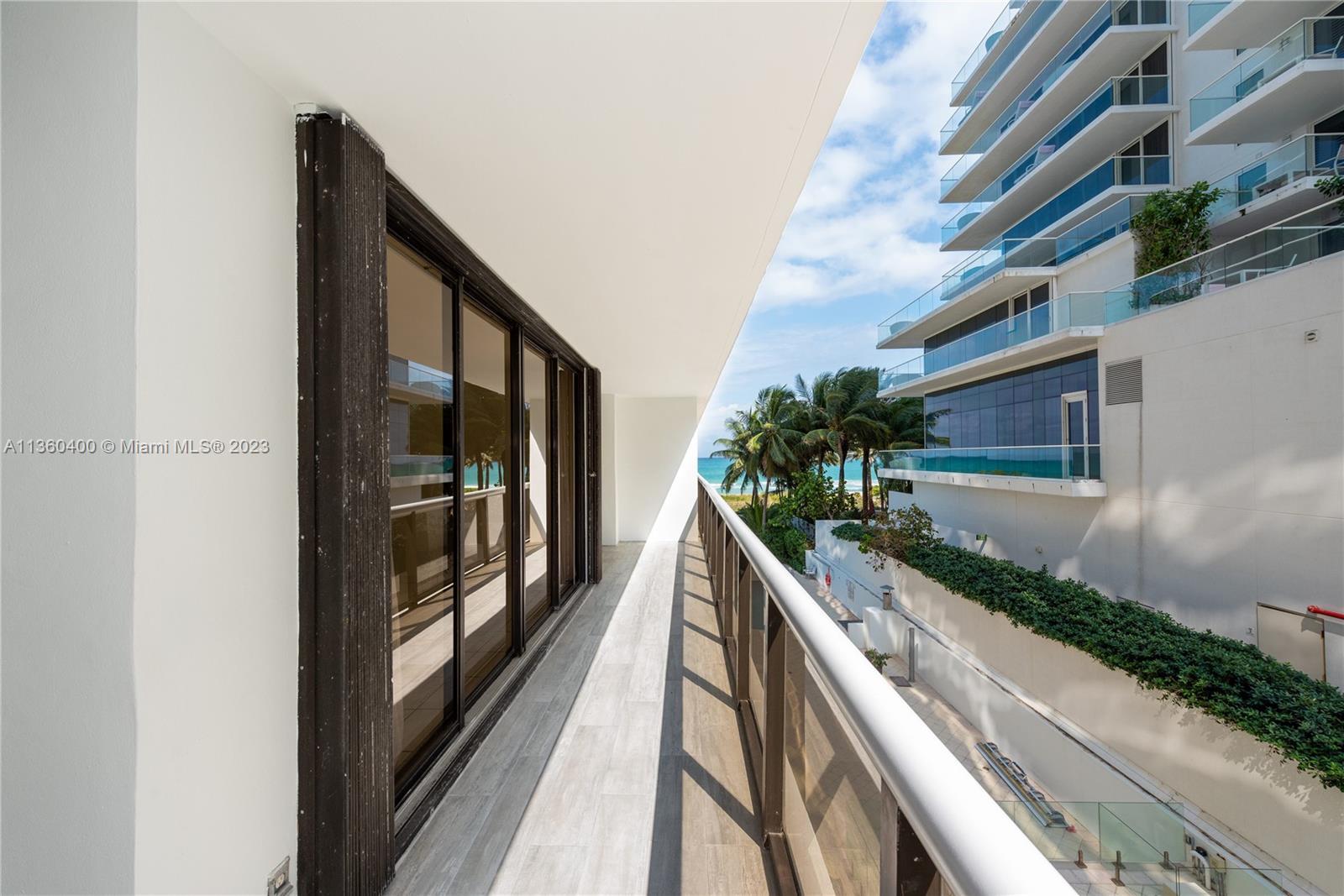 Exclusive Beach Front condo in the best location: Surfside. Spacious Living & Dining area with open 