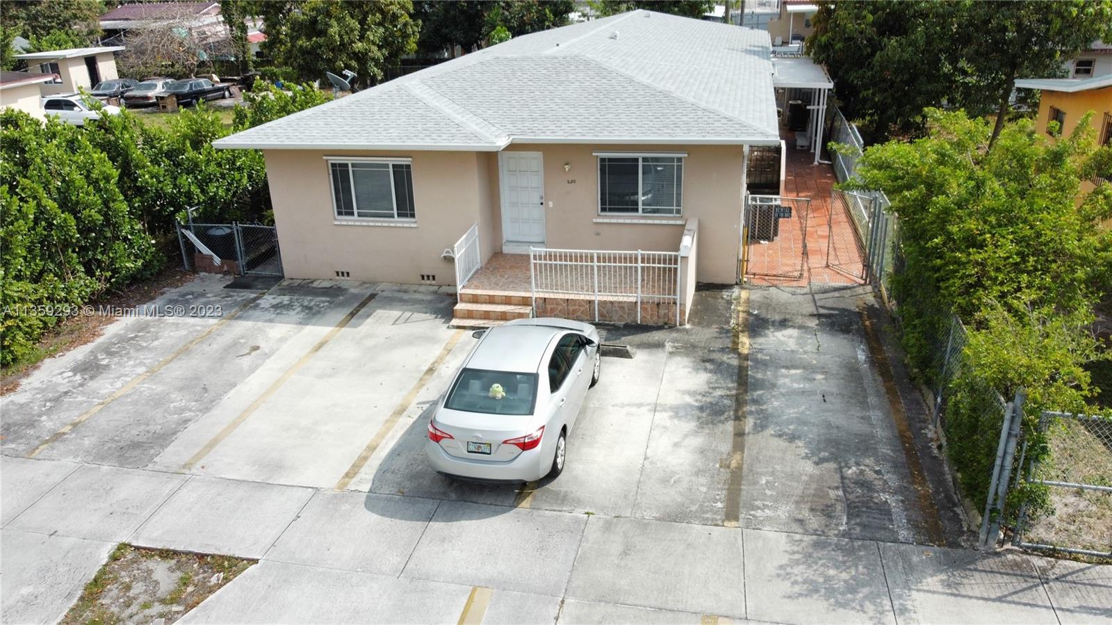 Spacious single-family home located in Hialeah Acres.  This income producing property includes a 3/2, 2/1 and 1/1.  Large lot with plenty of parking.  Owner is currently occupying the 3/2.  Call today to schedule an appointment.