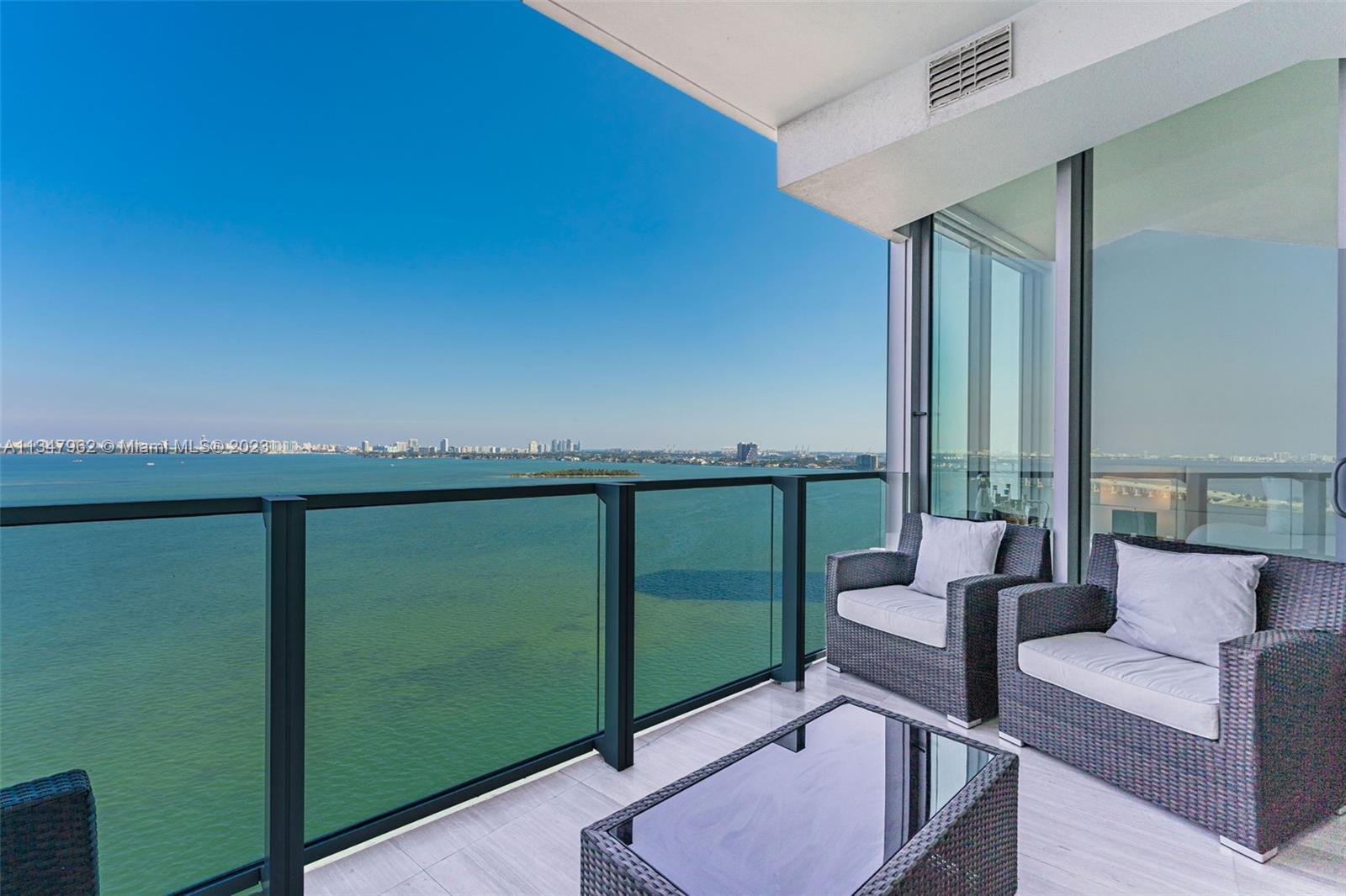 Experience premium living at Biscayne Beach, a contemporary 2-bed, 2-bath condo with panoramic views