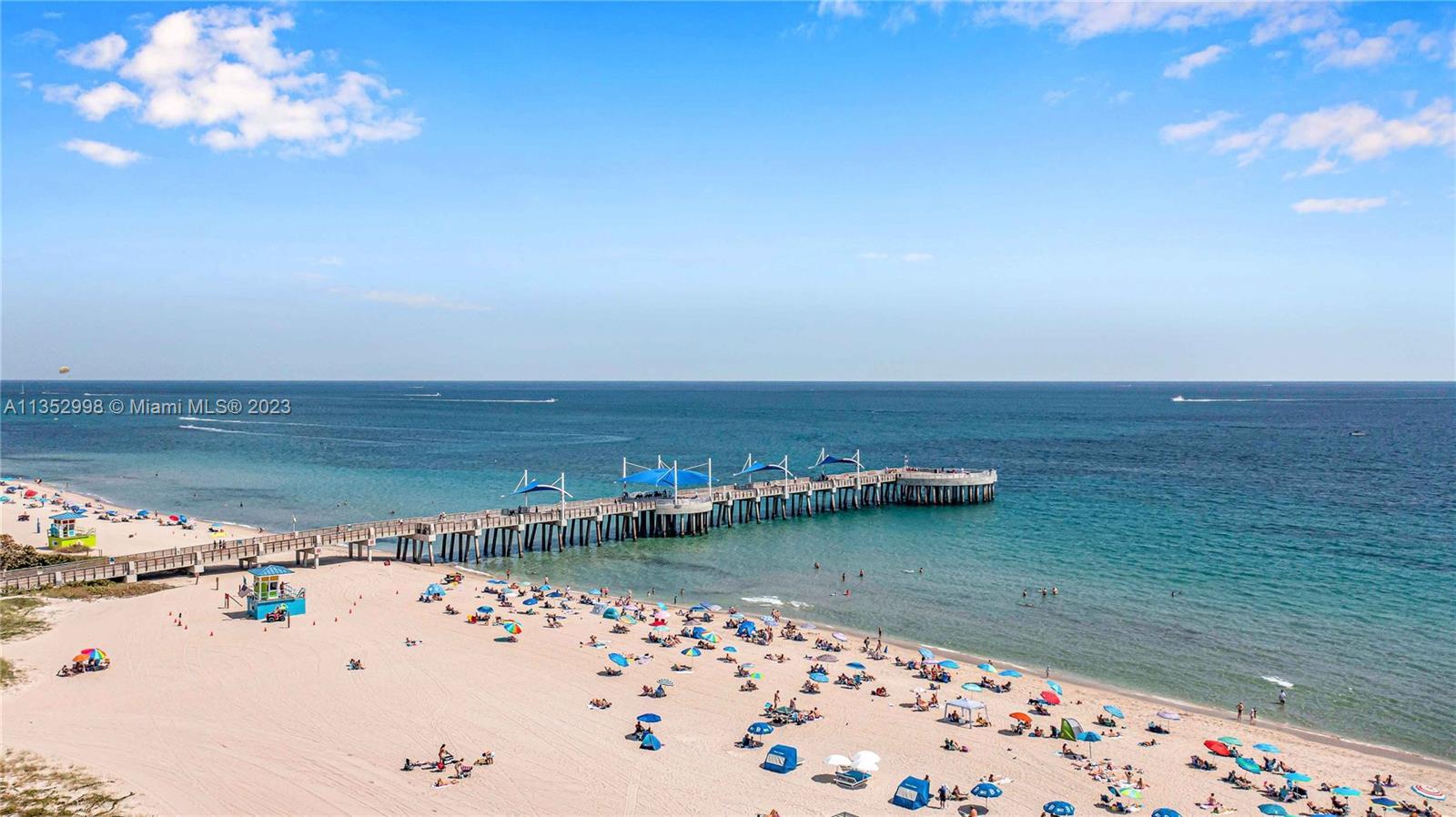 An Ocean Lover's Dream! Sweeping sea views and an exciting Pompano Beach Pier!  Upon entering, the o