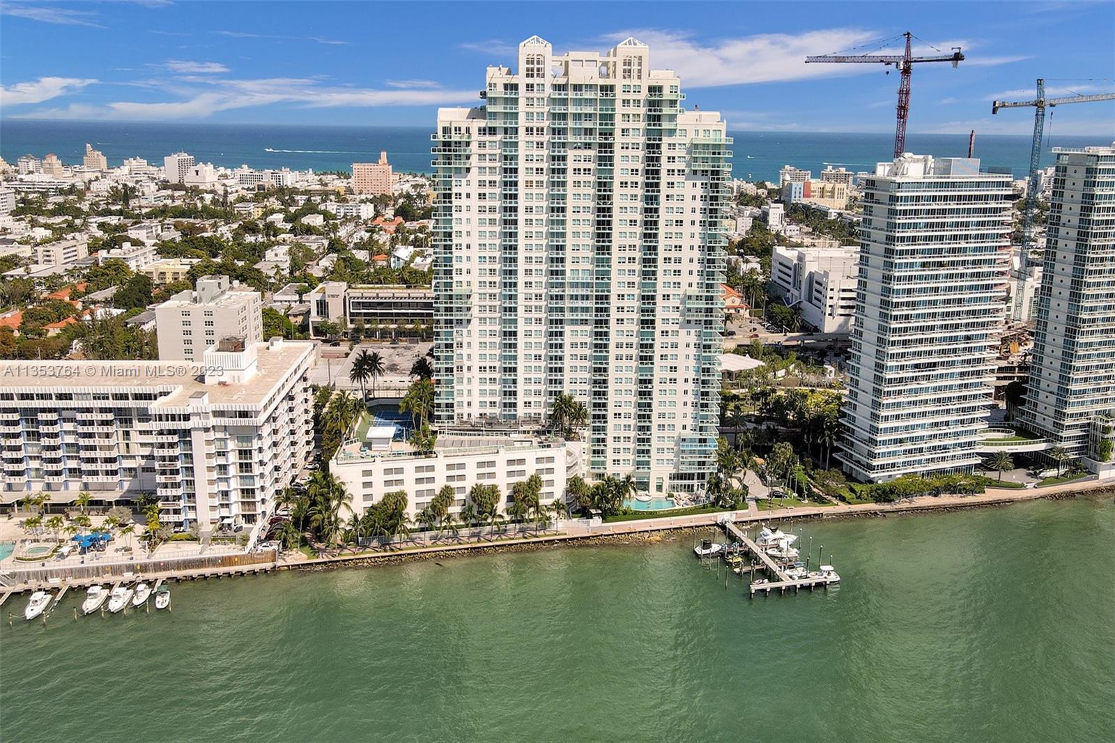 Breathtaking views from this 2/2 remodeled unit with wrap around balcony in the best line of the bui