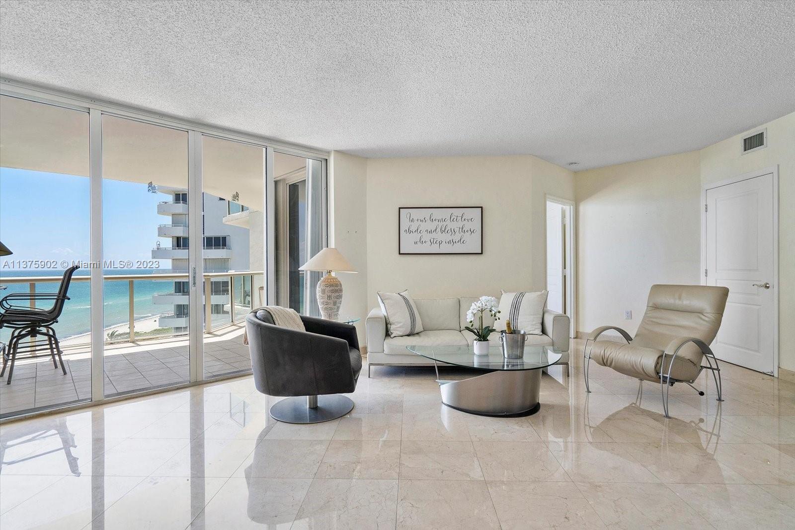 Stunning panoramic direct ocean views from all rooms in this spacious 1,600 sqft 2 bedroom, 2.5 bath