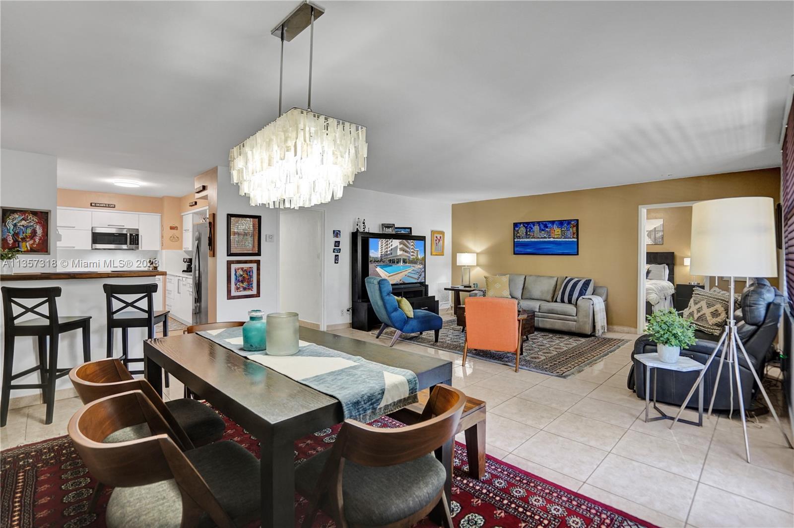 Desirable Ocean Front building in the heart of Surfside. This spacious corner 2 bed/2 bath, with 1,2