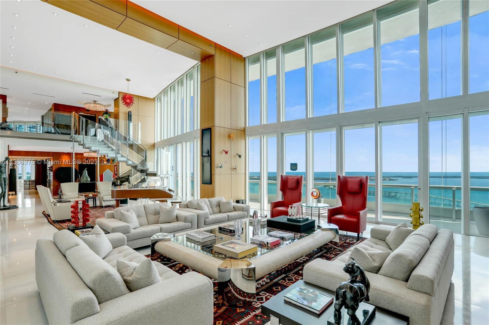 This is an absolutely gorgeous and stunning 10,000 sq. ft.  duplex  in the sky with 180 degree views