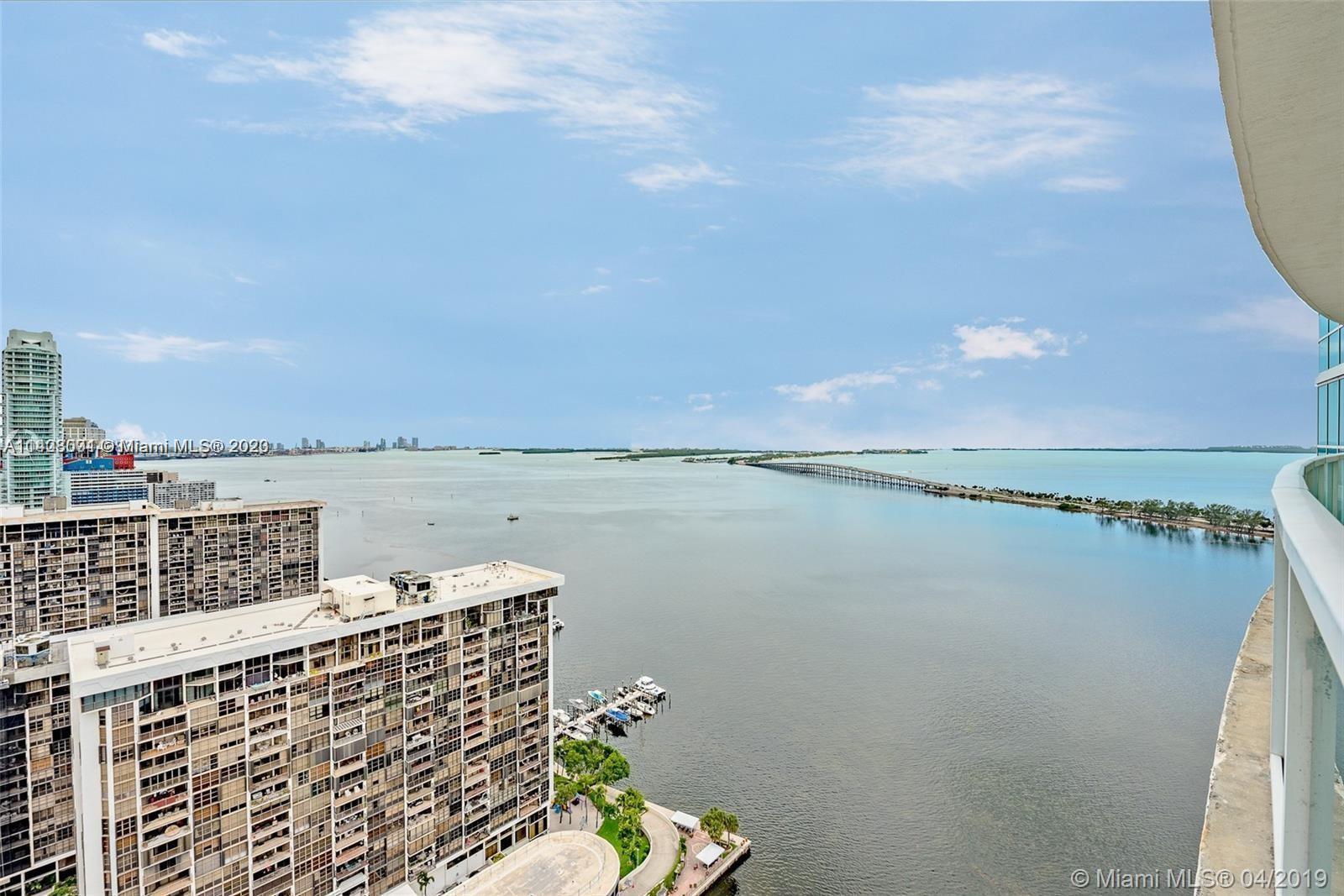 SPECTACULAR 2 BED/2 BA WITH GORGEOUS WATER AND CITY VIEWS. SPLIT FLOOR PLAN, UPDATED MARBLE FLOORS A
