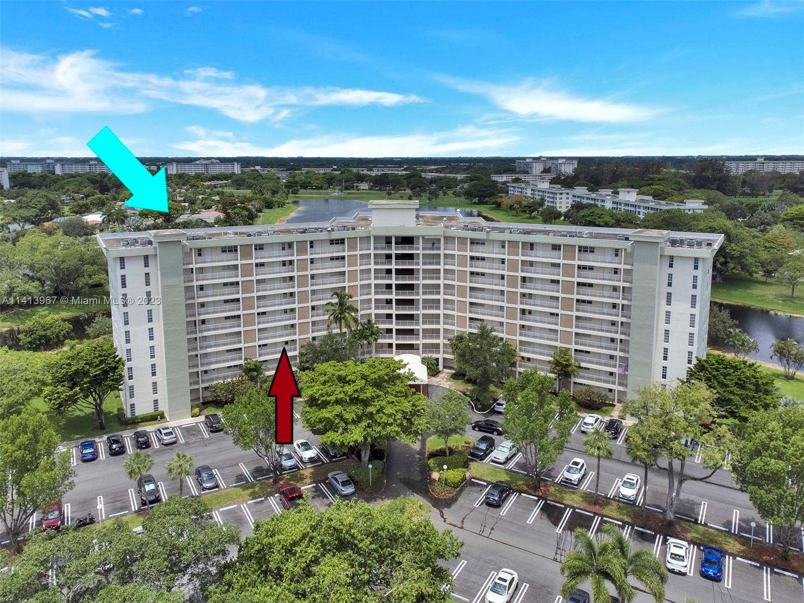 BLDG 38 IS ONE OF THE MOST DESIRABLE BLDGS IN PALM AIRE. NINE STORY BUILDING. W/SECURITY KEY ENTRY S