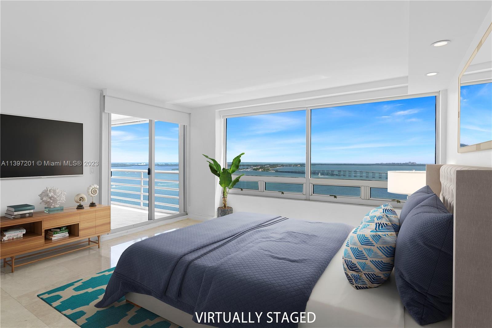 Panoramic Vistas from the Bay to the Atlantic. Expansive flow-through layout in this two-bedroom gem