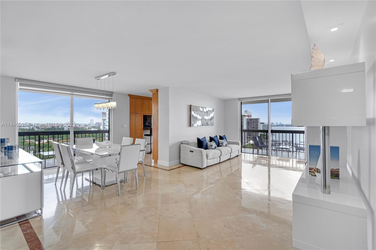 Located in Miami's Most Desired Waterfront Cosmopolitan Neighborhood Of Brickell Is This Beautiful F