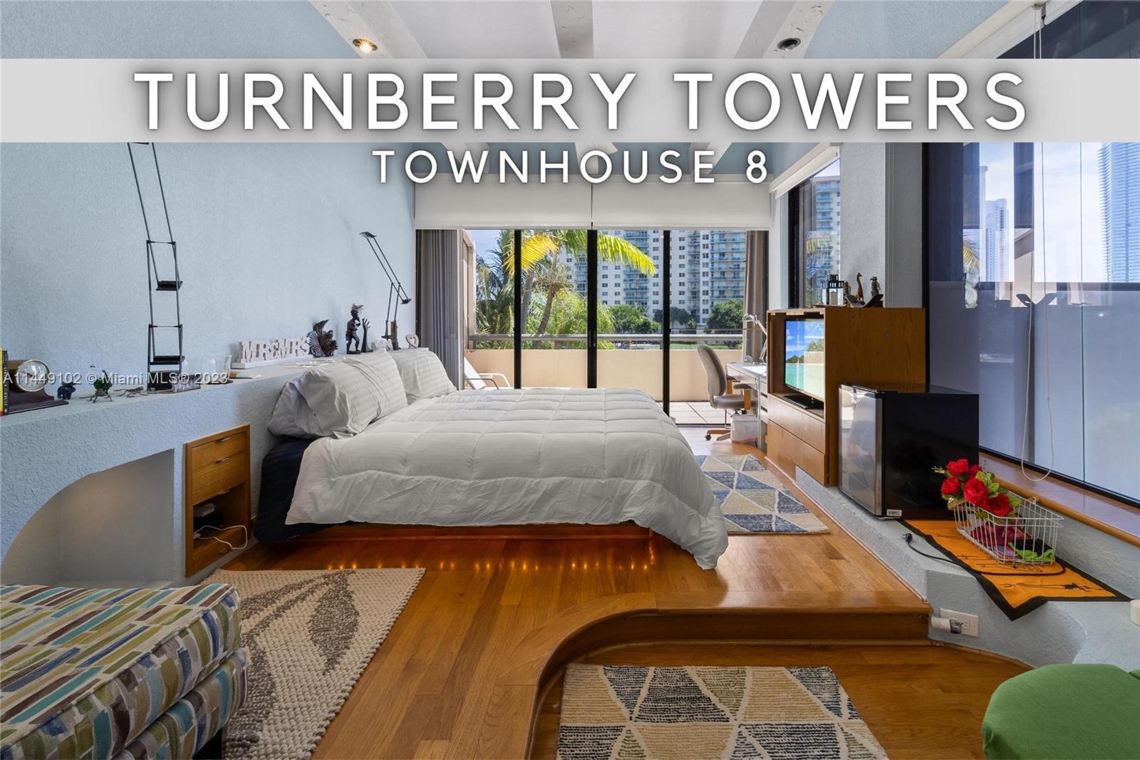 Exceptional 3 level waterfront Townhome in the heart of Aventura! With soaring 20-foot ceilings, thi