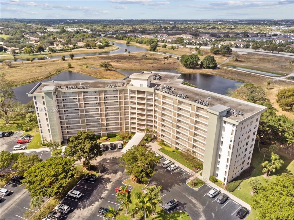 Beautiful bright corner unit in Palm Aire, 8th floor with great views, is Professionally remodeled. 