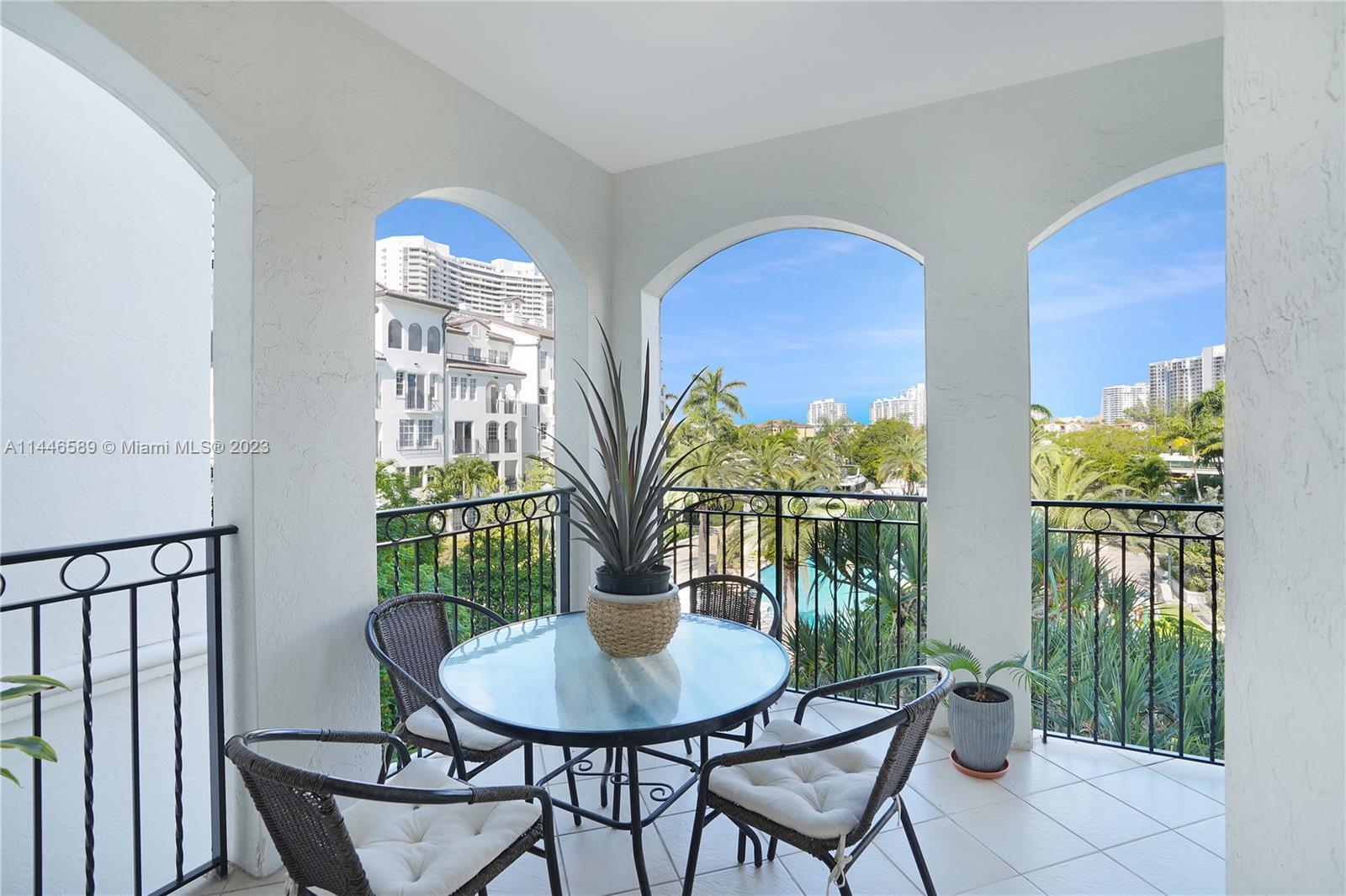 Experience the Williams Island lifestyle from this 3BR/2BA unit in the Mediterranean Village. This 3