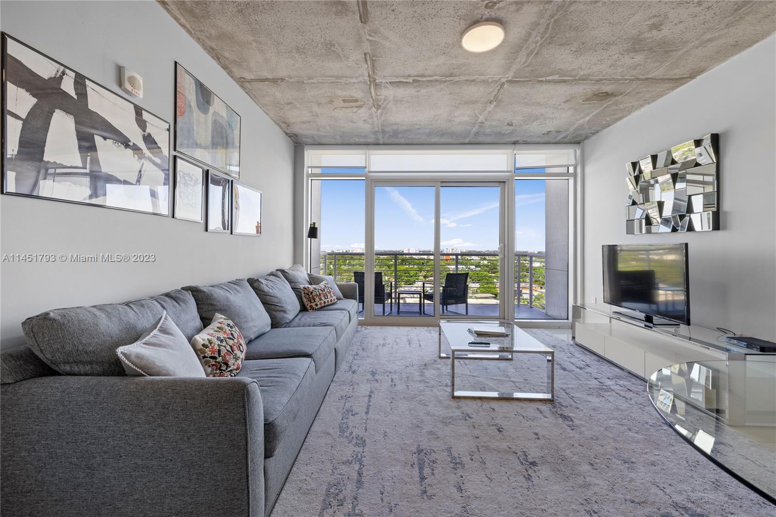 Fall in love with this Ultra-Modern 2 Bed + 2 Bath in the heart of Midtown. 10 Feet high ceilings! W