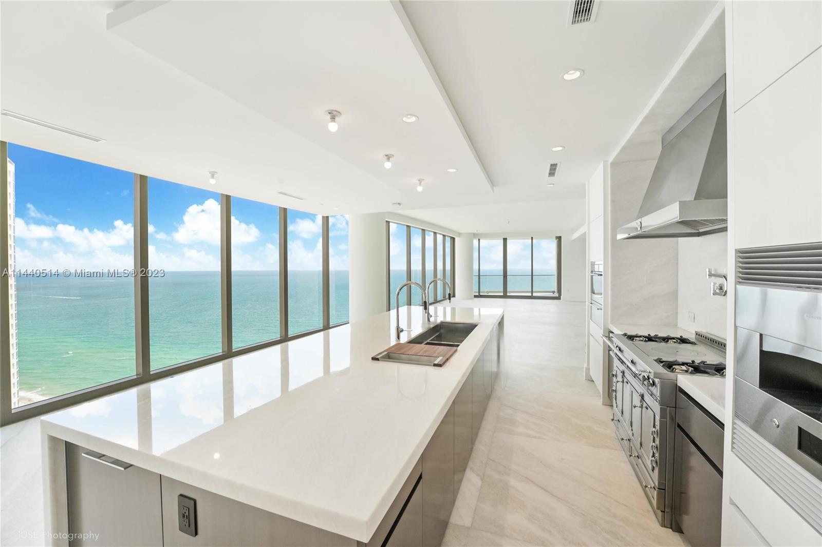 Stunning custom designed 4-bedroom, 4,5-bath residence at The New Estates at Acqualina North Tower. 