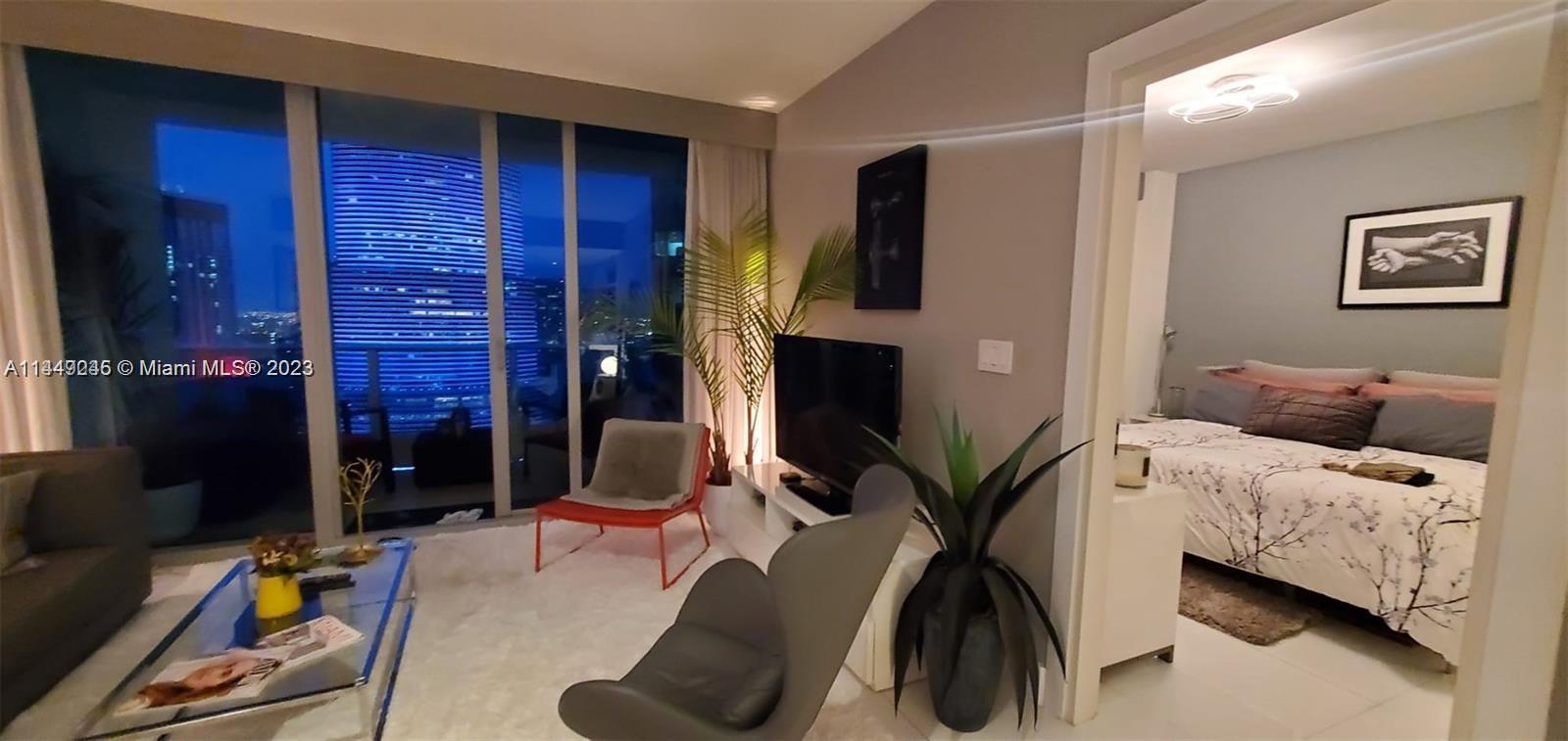 Gorgeous furnished modern unit with many custom designer-added features such as lighting,exterior fu