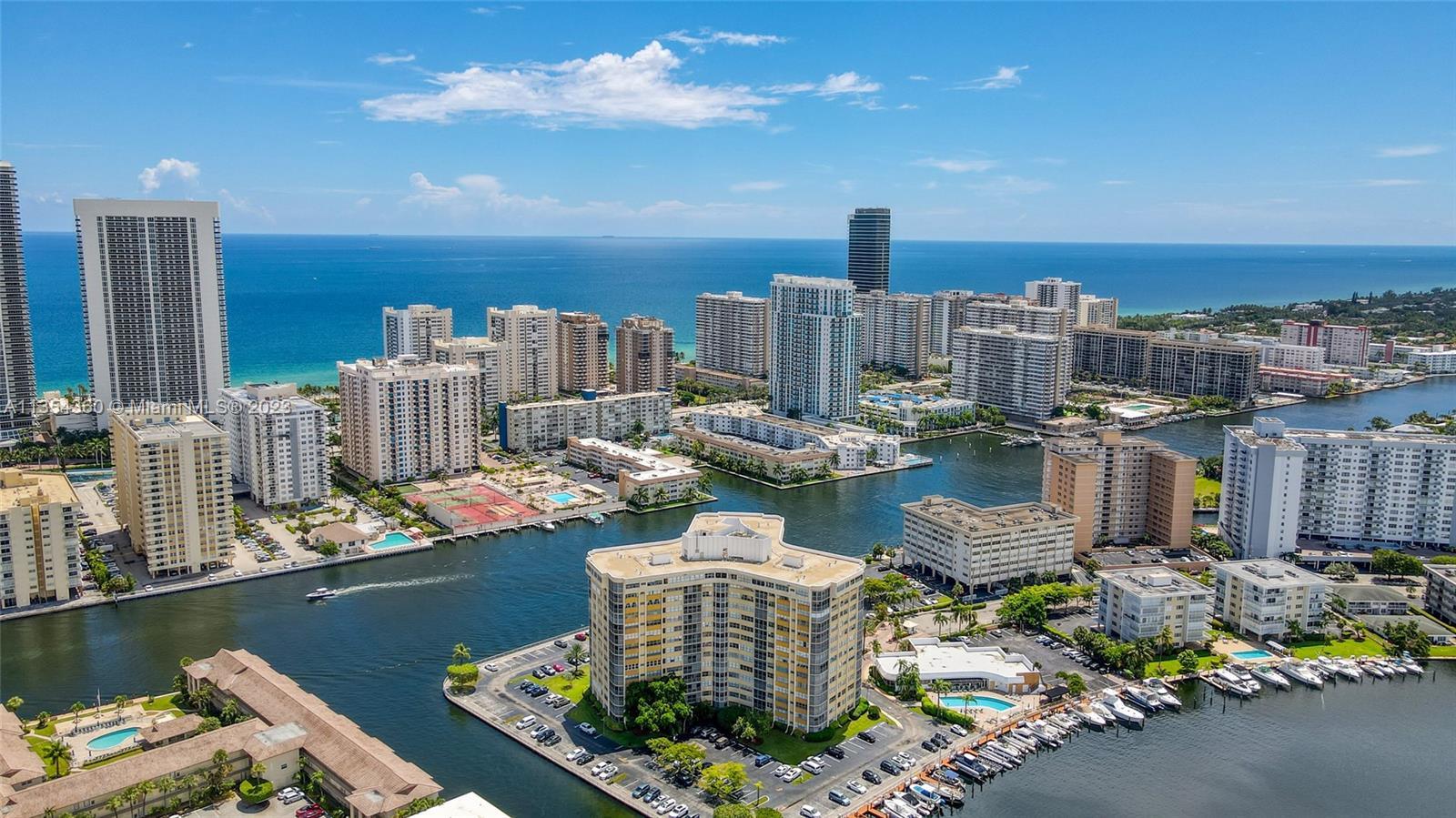 Lake Point Tower & Marina. Intercostal front, Hallandale Beach, point lot. One of the best locations