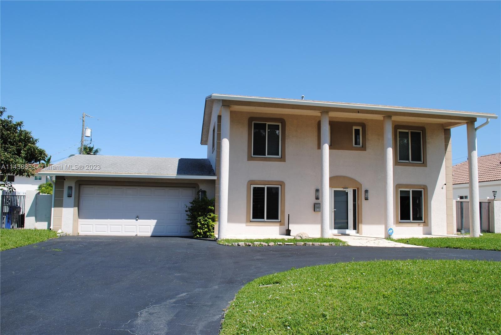 Spacious 5/3, Fully fenced yard with private 45 FT heated saltwater pool. Indoor laundry. Located in
