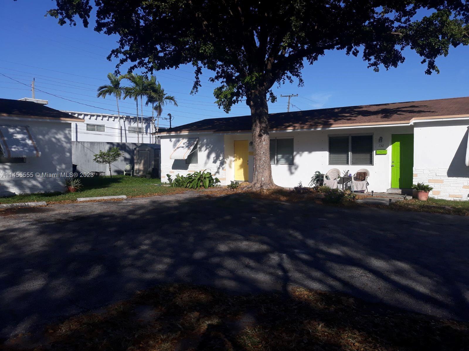 Amazing income producing duplex in highly desired Hallandale area, East of I-95. Long-time, stable, 