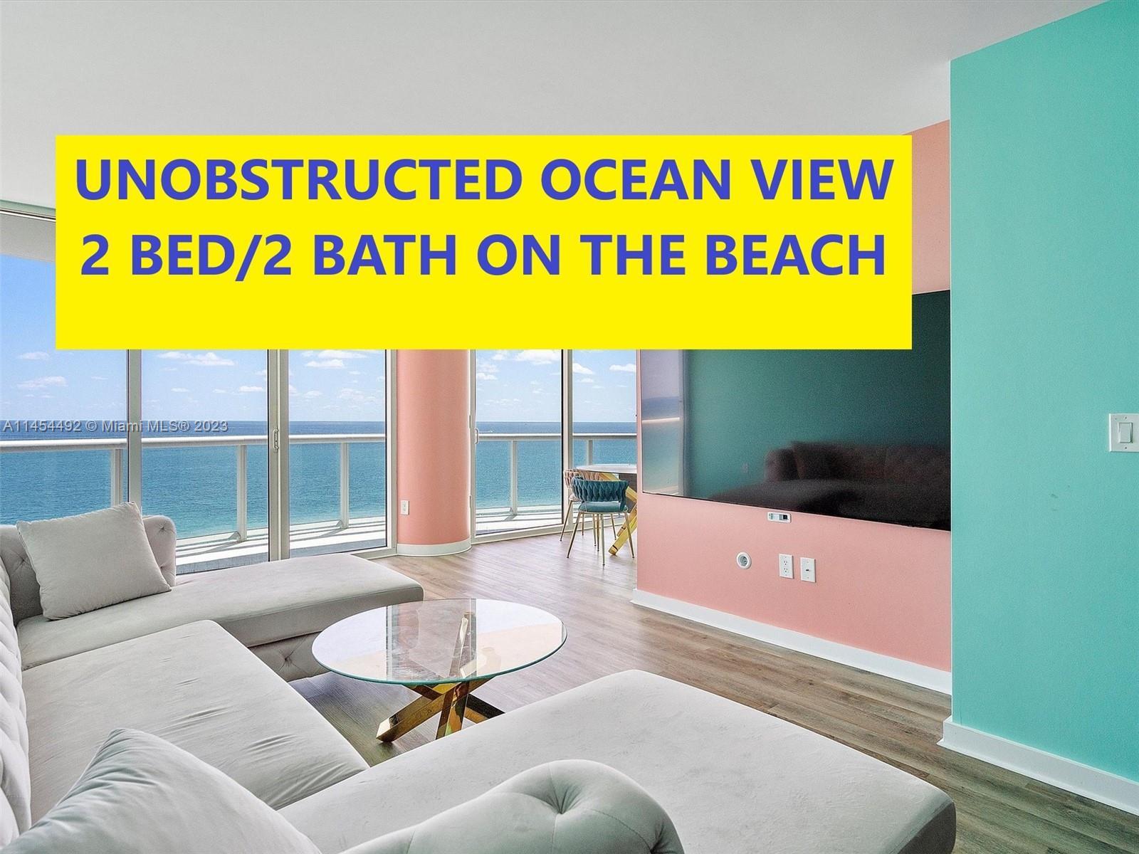 OCEANFRONT! Unobstructed Views! Enjoy the stunning Sunrise & Sunsets from your spacious balcony & st