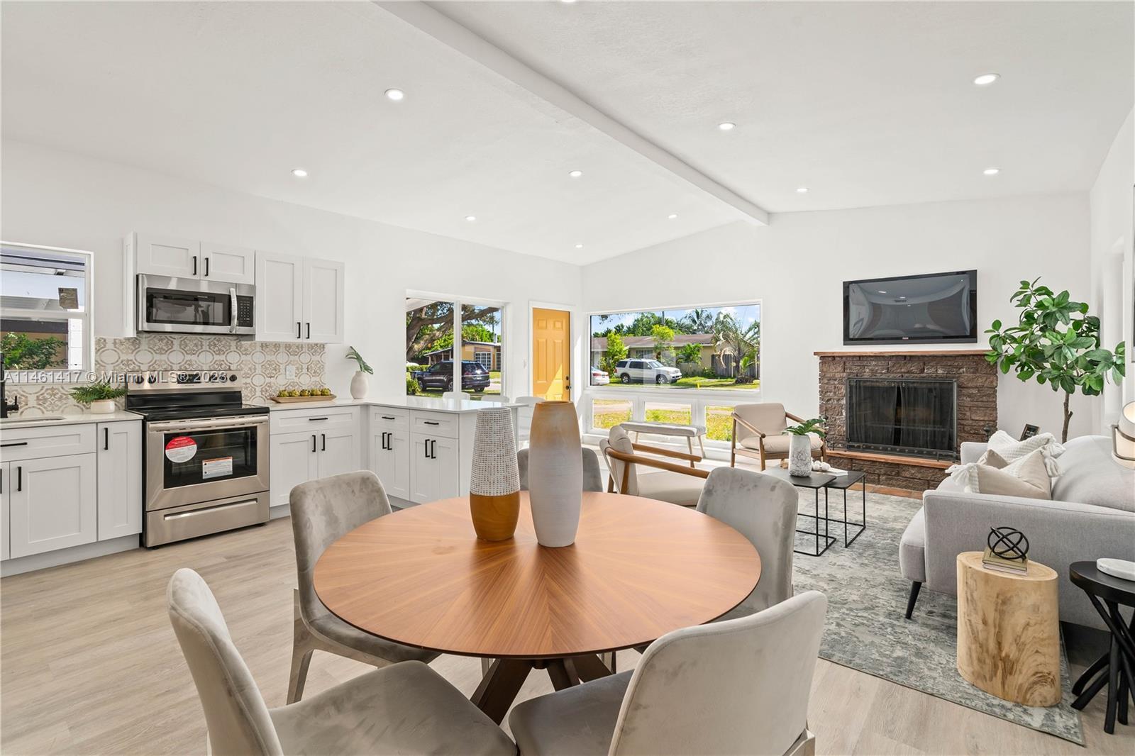 Introducing this fully remodeled 3 bed 2 bath 1318 sq.ft single-family house on a 7129 SF lot, with 