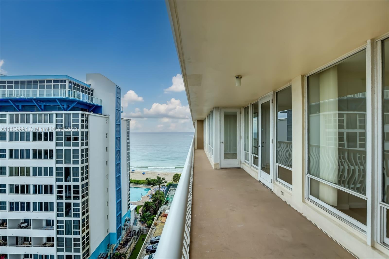 EXCITING OPPORTUNITY to own this 9th-floor OCEANFRONT 2-bed/2-bath condo at Ocean Club. Located in t