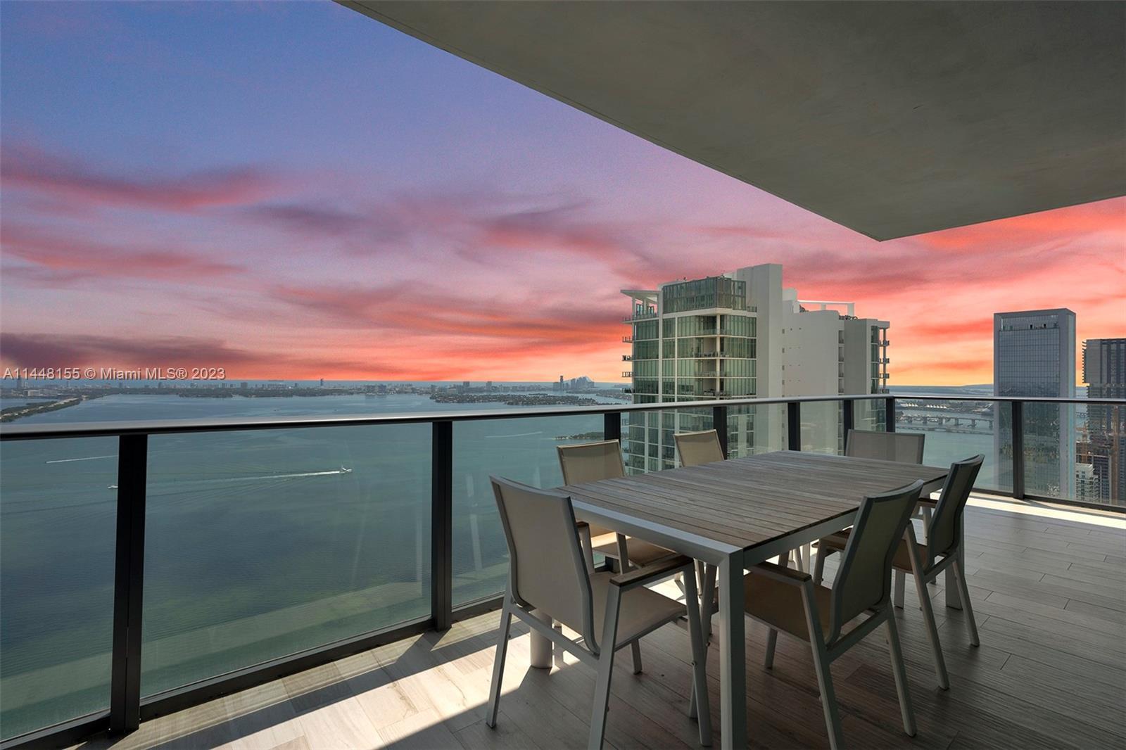 Soak up endless panoramic bay, ocean and city views from the oversized balcony of this 4 bed, 4.5 ba