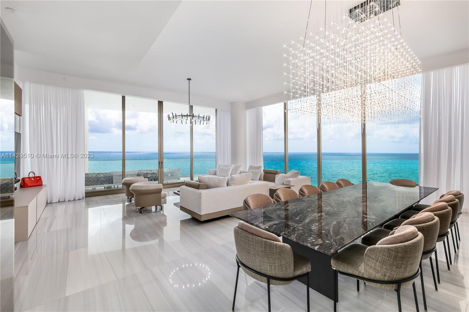Estates at Acqualina: Spacious with over 5400 Sq.ft. built in 2022 is the ultimate in Luxury Living.