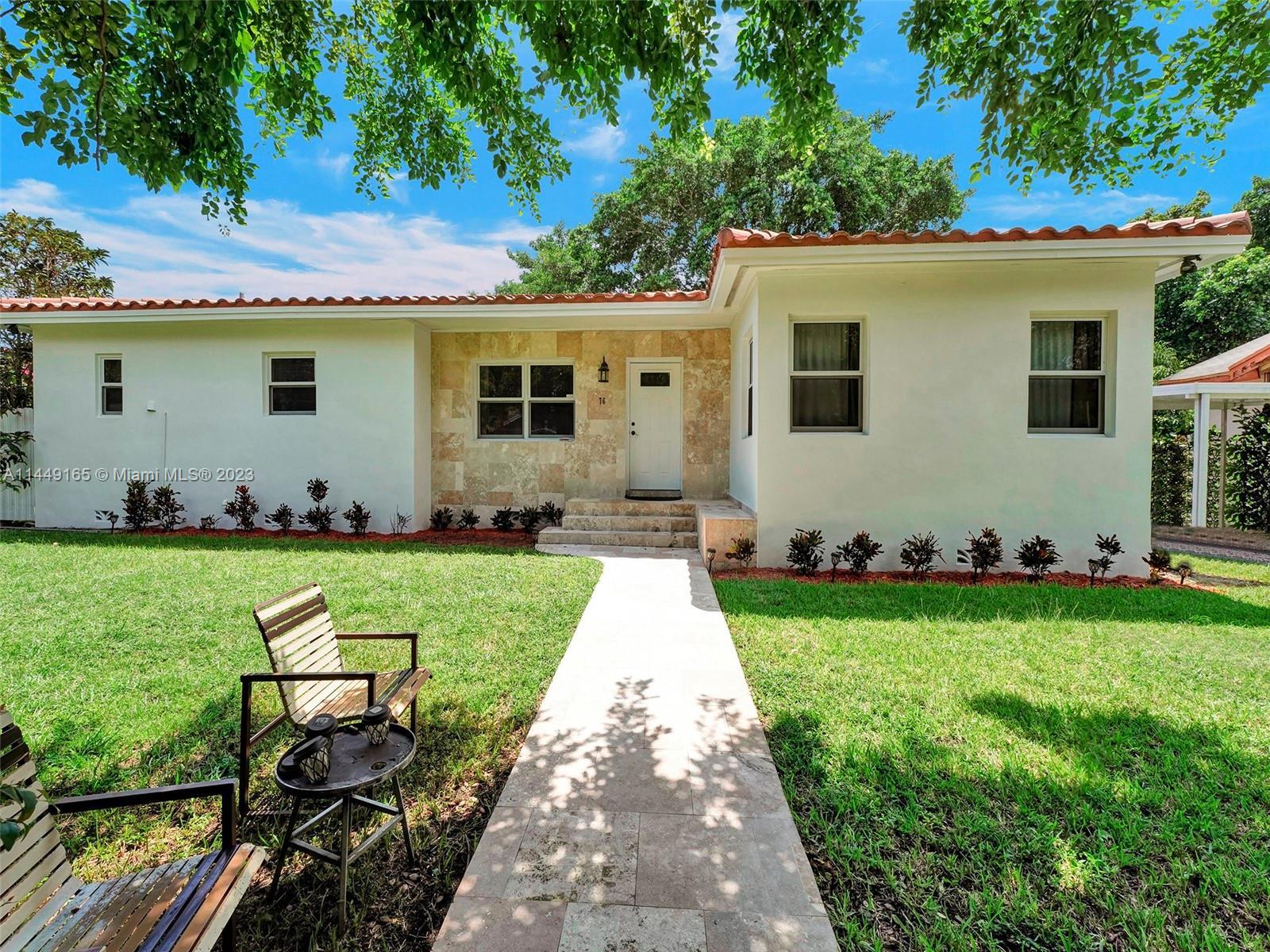 Lovely 4 bedroom, 3 bathroom home located near the Miami Design District. The property is set on a 1